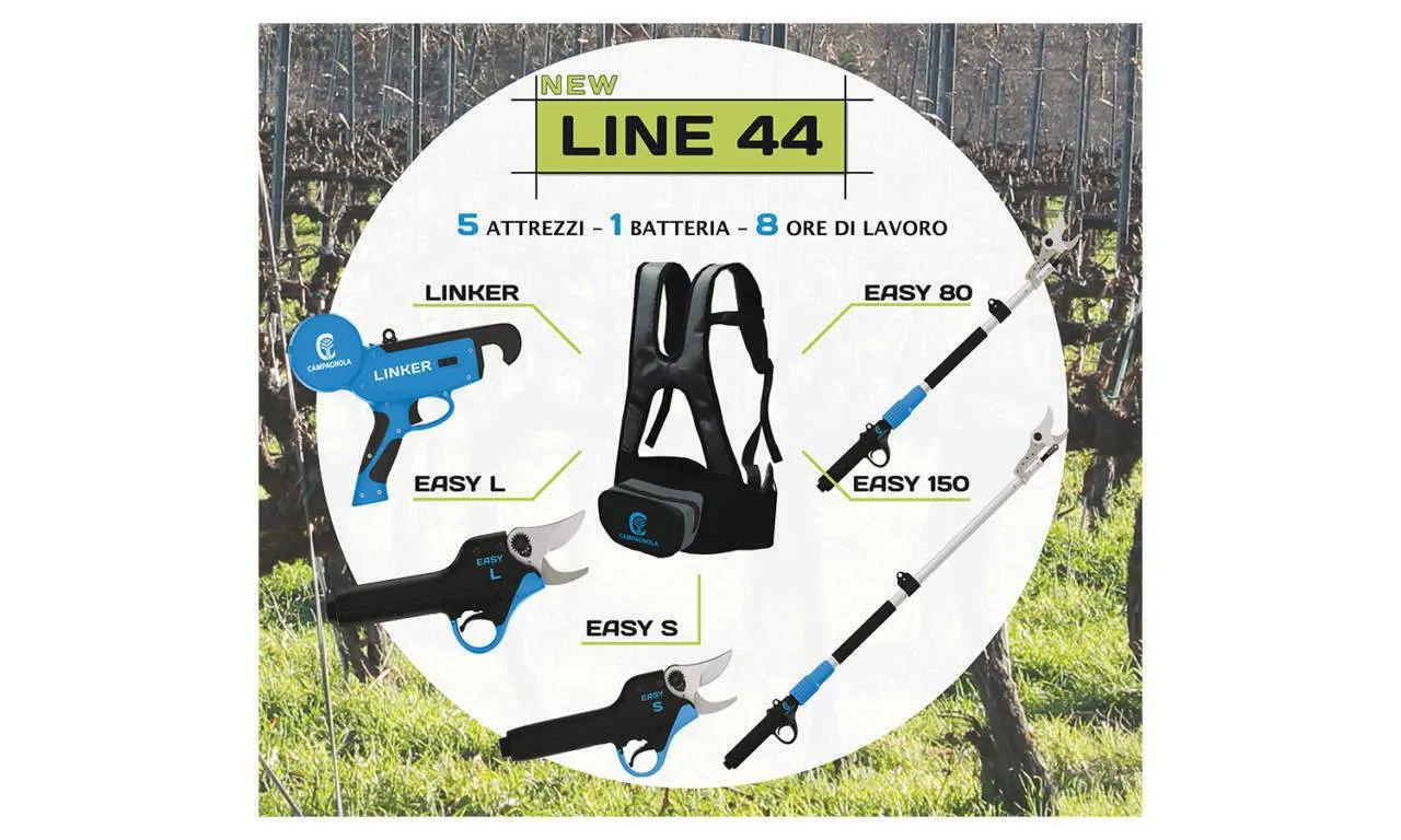 Forbice Elettrica Su Asta Da Potatura EASY 150 Campagnola Con Batteria Li-Ion Da 4,4 Ah – Ø Di Taglio Max 36mm - immagine 3