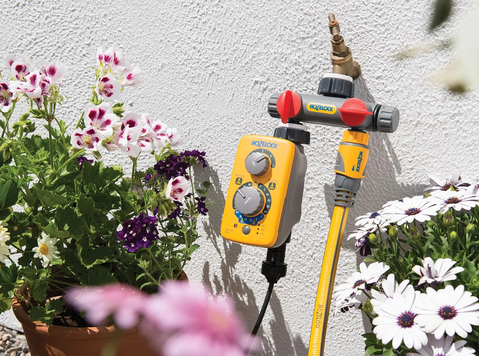 Connettore per rubinetto a 2 vie Hozelock - immagine 2