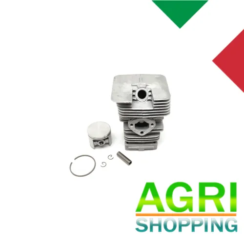 Ass. Cilindro e Pistone D.39 ORIGINALE ALPINA Per Motosega Mod. P341-P360-P361-P365-P370-P390-P391-P395-P400 ECC…