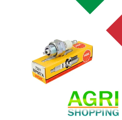 Candela di Accensione NGK BPM7A Per Decespugliatori ,Motoseghe ,Motori e Rasaerba