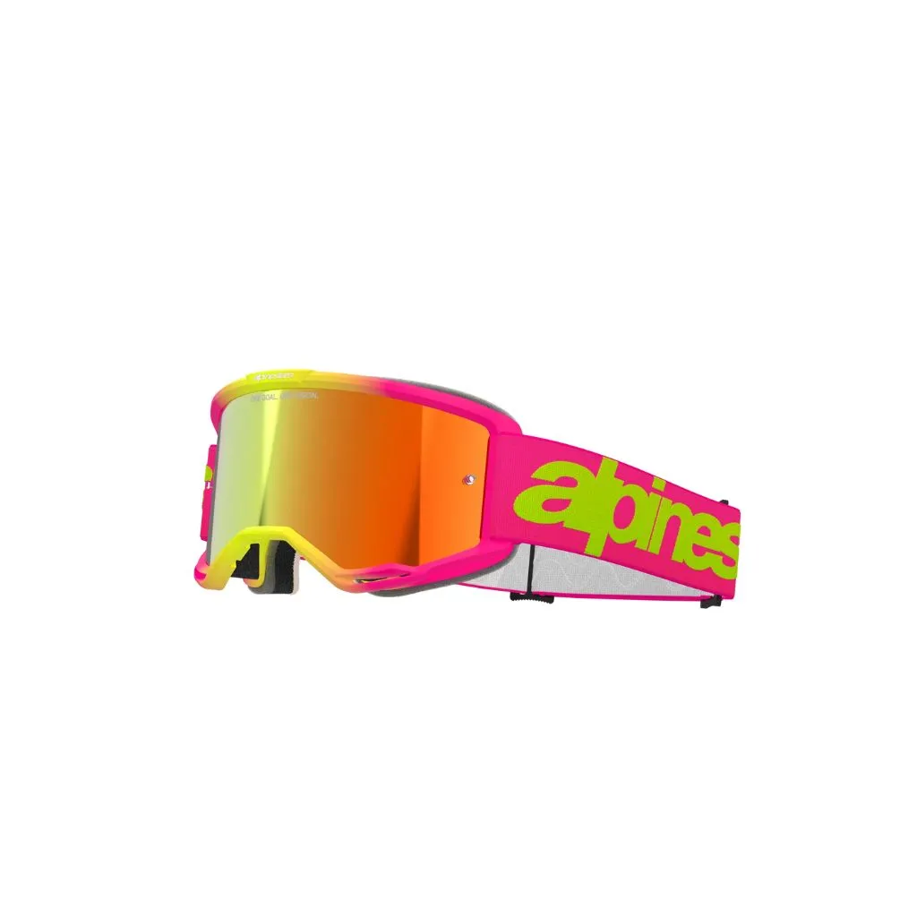 ALPINESTARS – VISION 5 WORDMARK PINK FLUO YELLOW