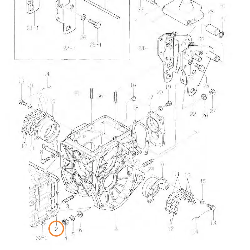 Guarnizione posteriore cambio Iseki TX | TU - immagine 2