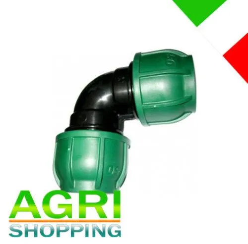 Gomito a 90° 20 x 20 PN 10