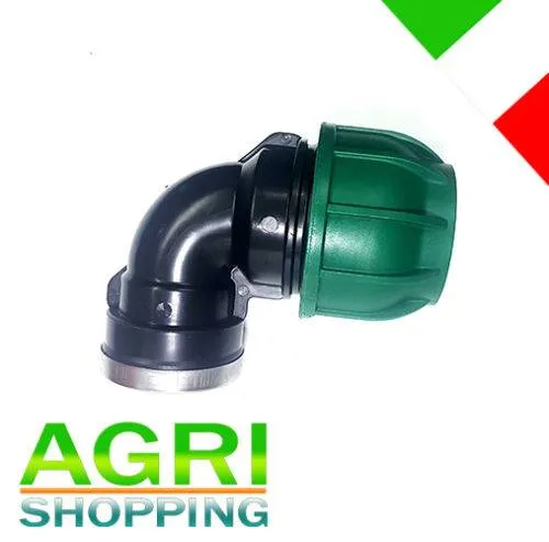 Gomito a 90° 25 x 3/4″ con Derivazione Filettata Femmina