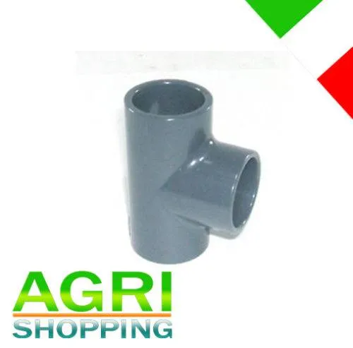 Tee a 90°D.32 a Incollaggio in PVC