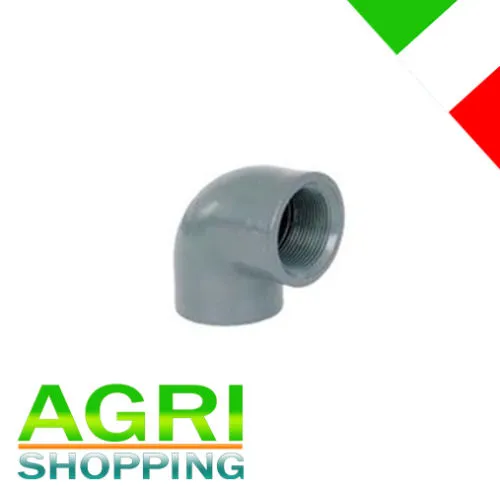 Gomito Incollaggio a 90° 40 x 1″1/4 in PVC