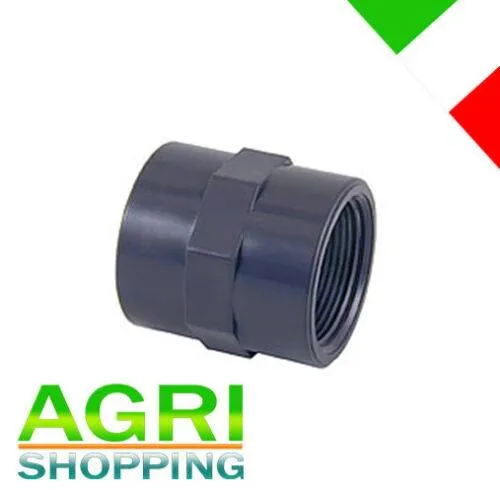 Manicotto in PVC 63×2″ Filettato Femmina/Incollaggio