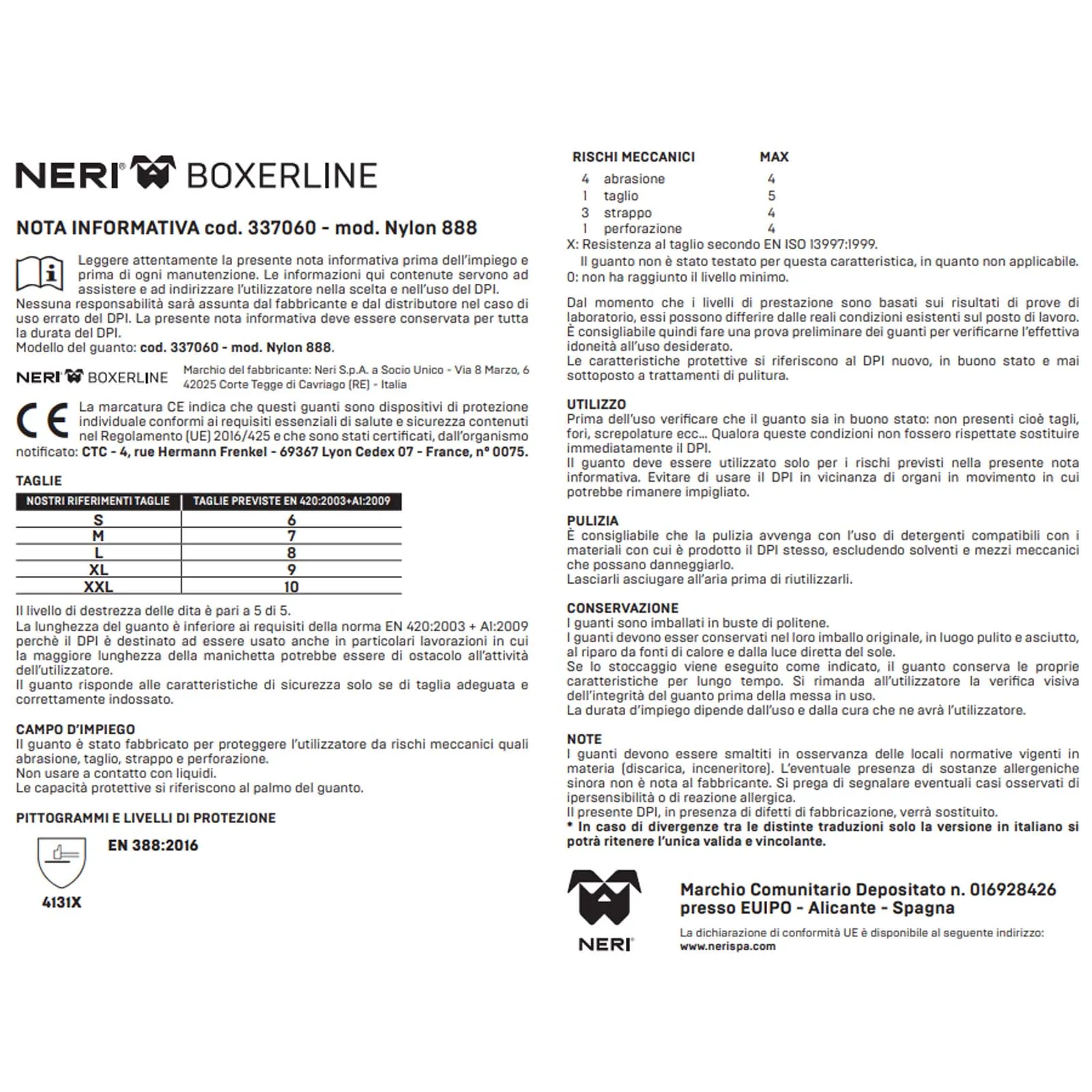 Guanti da Lavoro Antiscivolo NERI Palmo Spalmato PU per Lavori di Precisione NYLON 888 BIANCO - immagine 5