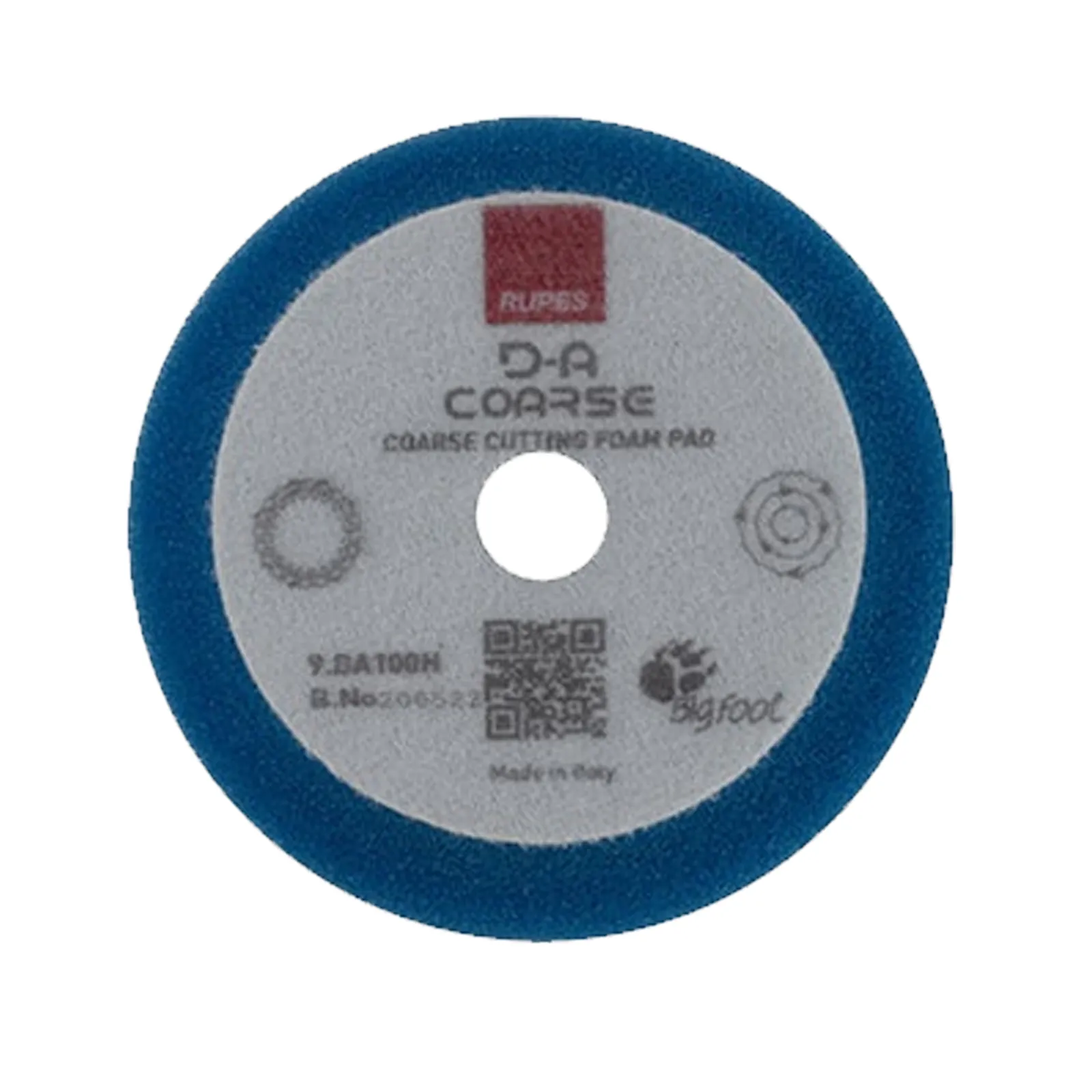 Tampone Velcrato Lucidatura Carrozzeria RUPES Vari Diametri D-A COARSE BLU 9.DA Series H (Hard) - immagine 7