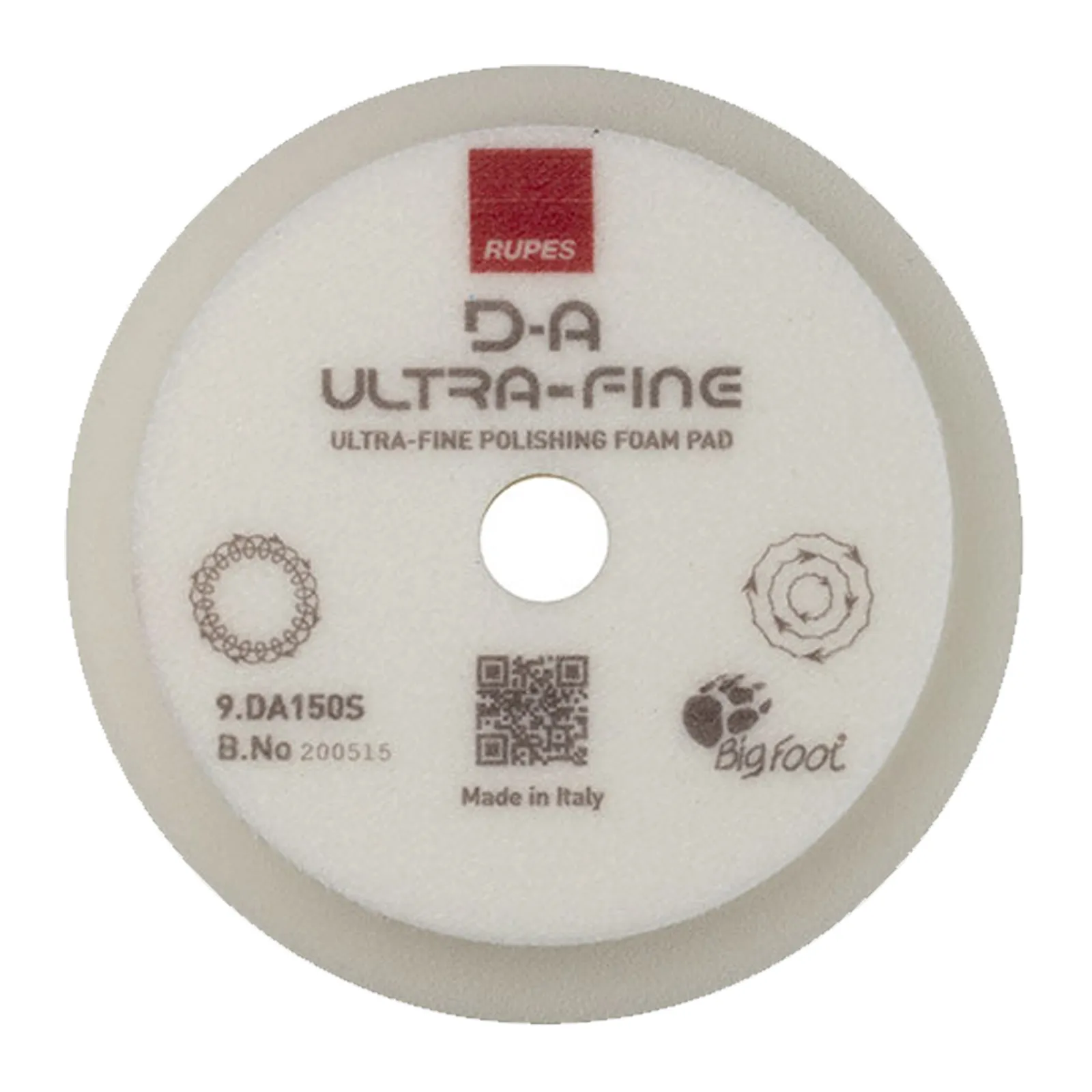 Tampone Velcrato Lucidatura Carrozzeria RUPES Vari Diametri D-A ULTRA FINE BIANCO 9.DA Series S (Soft) - immagine 6