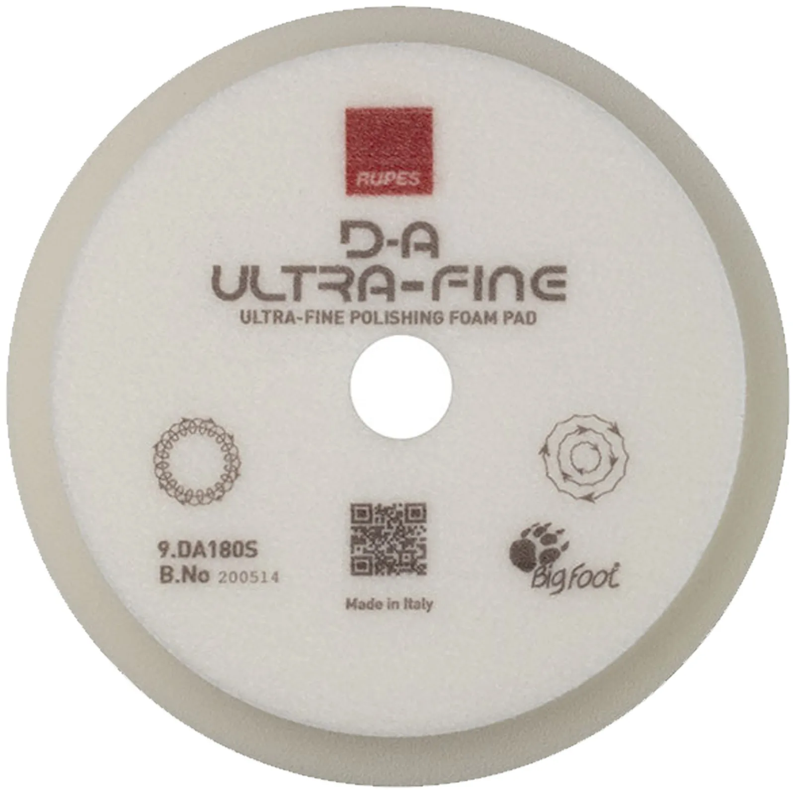 Tampone Velcrato Lucidatura Carrozzeria RUPES Vari Diametri D-A ULTRA FINE BIANCO 9.DA Series S (Soft) - immagine 7
