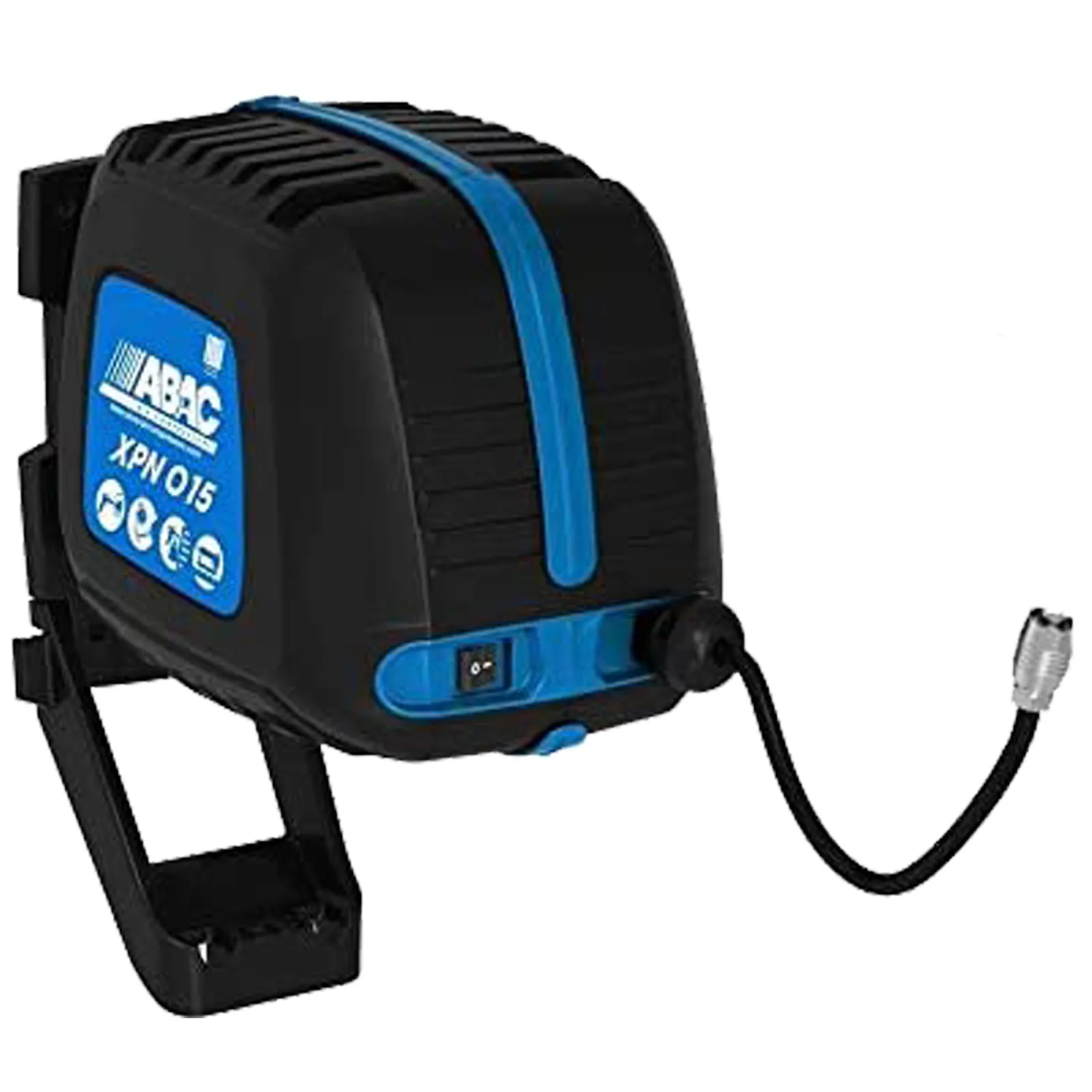 Compressore Aria a Muro Silenziato ABAC con Avvolgitubo da 10 metri Monofase 8 BAR Portata 160 litri/minuto modello XPN O15 - immagine 3