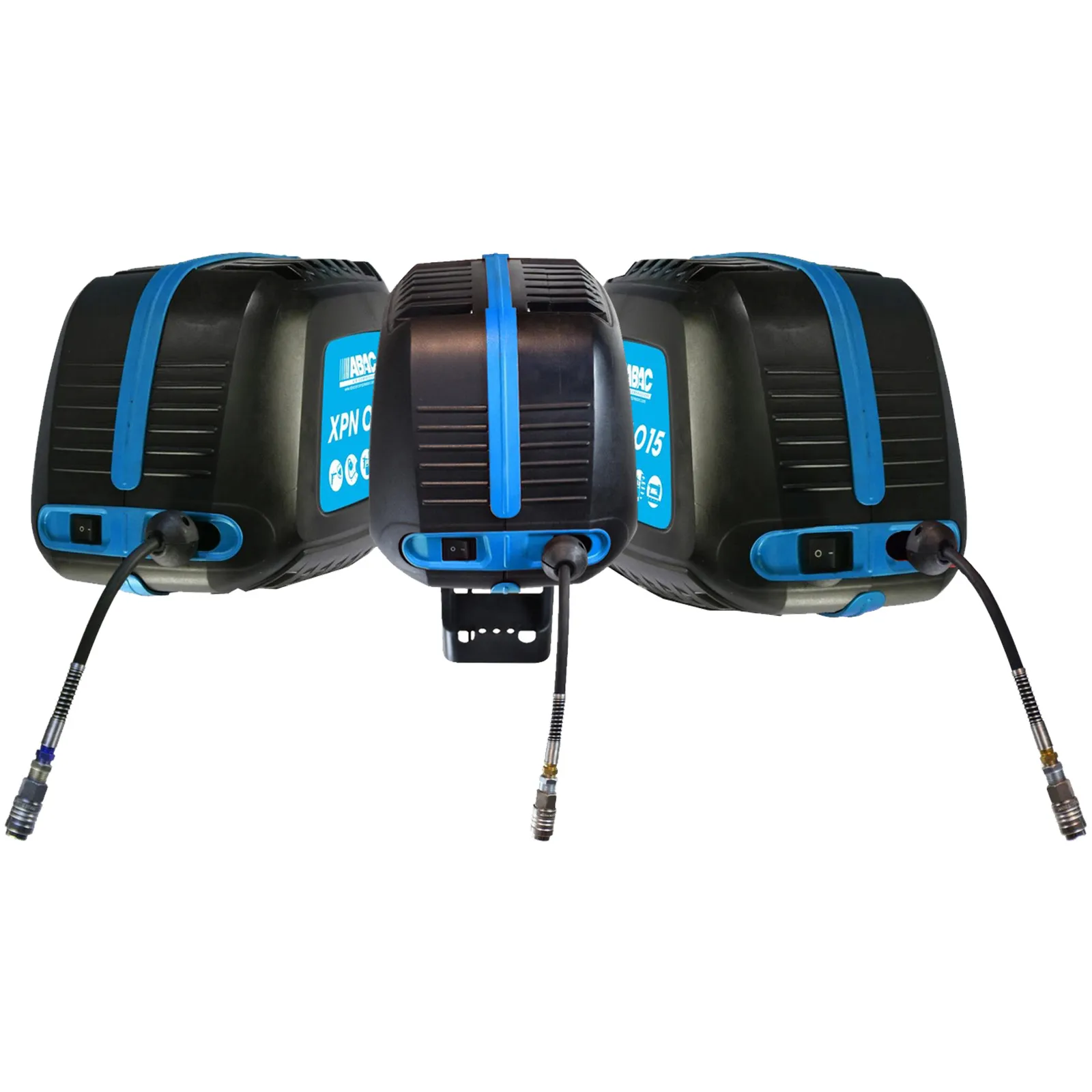 Compressore Aria a Muro Silenziato ABAC con Avvolgitubo da 10 metri Monofase 8 BAR Portata 160 litri/minuto modello XPN O15 - immagine 6