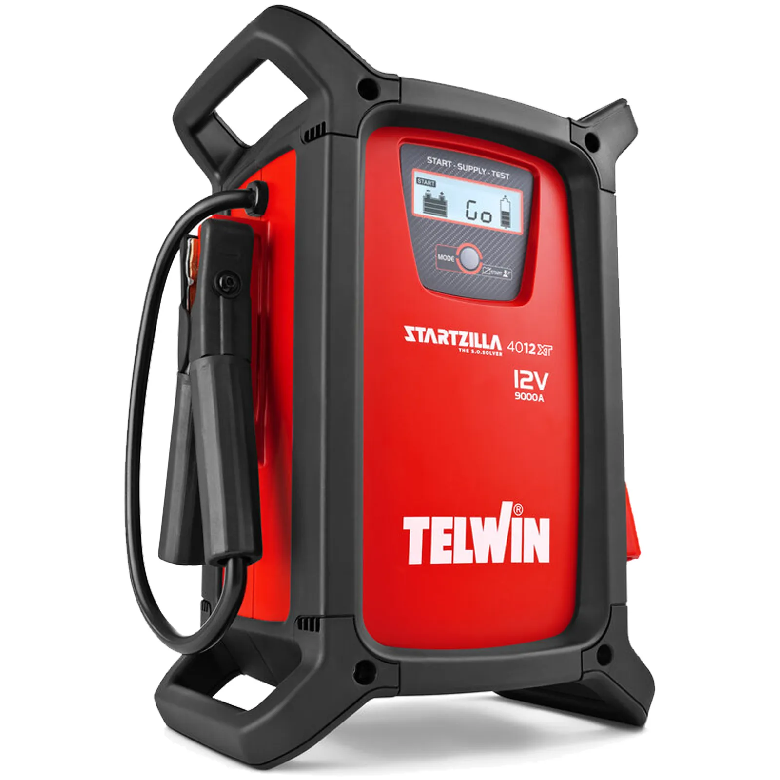 Avviatore Alimentatore Tester per Auto 12V TELWIN Multifunzione LCD 3 Funzioni Professionale STARTZILLA 4012 XT