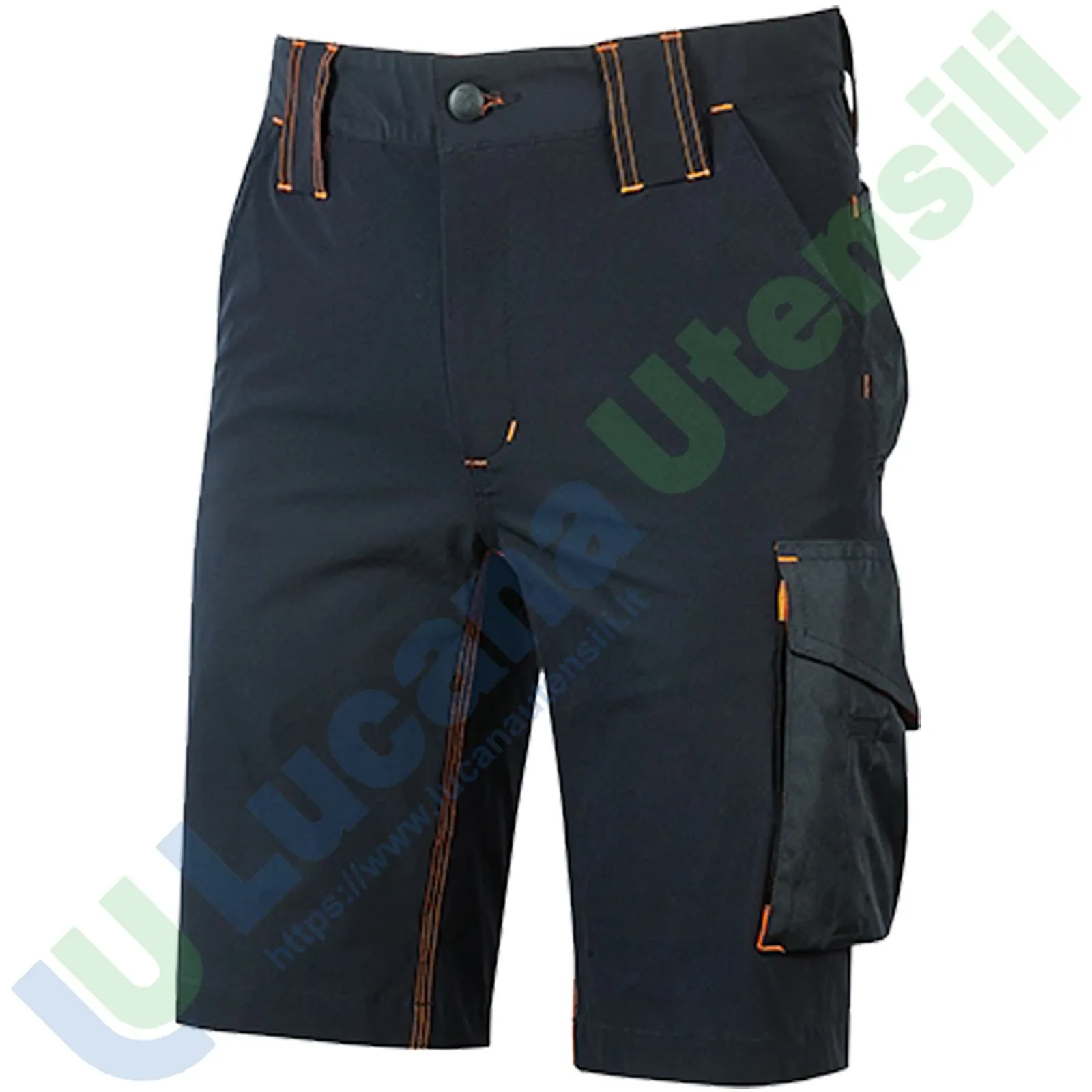 Bermuda Shorts Cargo Multitasche da Lavoro U-POWER Pantalone Corto da Uomo Donna Pantaloncino MERCURY - immagine 6