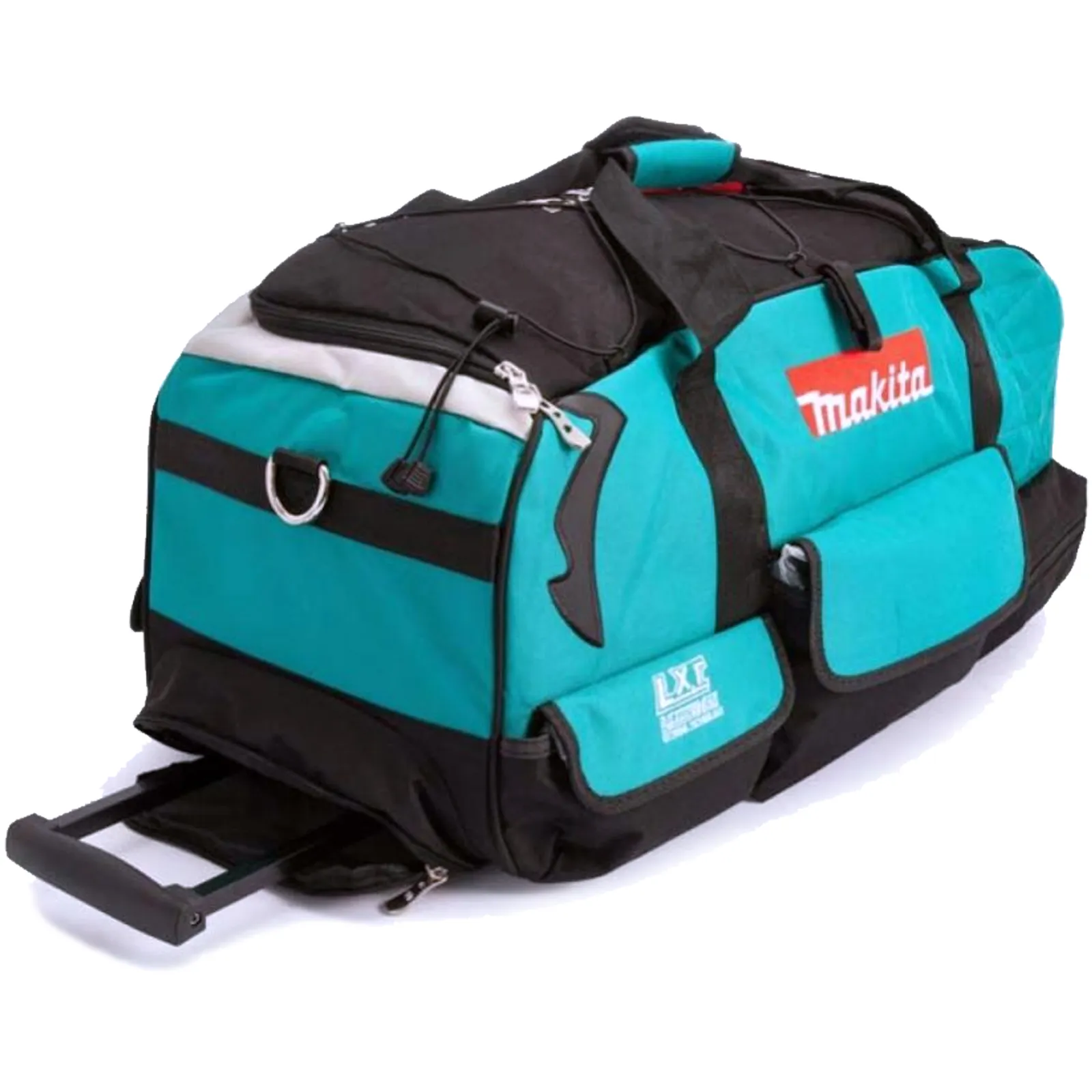 Borsa Borsone Porta Attrezzi da Lavoro MAKITA con Ruote Valigia Utensili 6 Tasche articolo 831279-0 - immagine 2