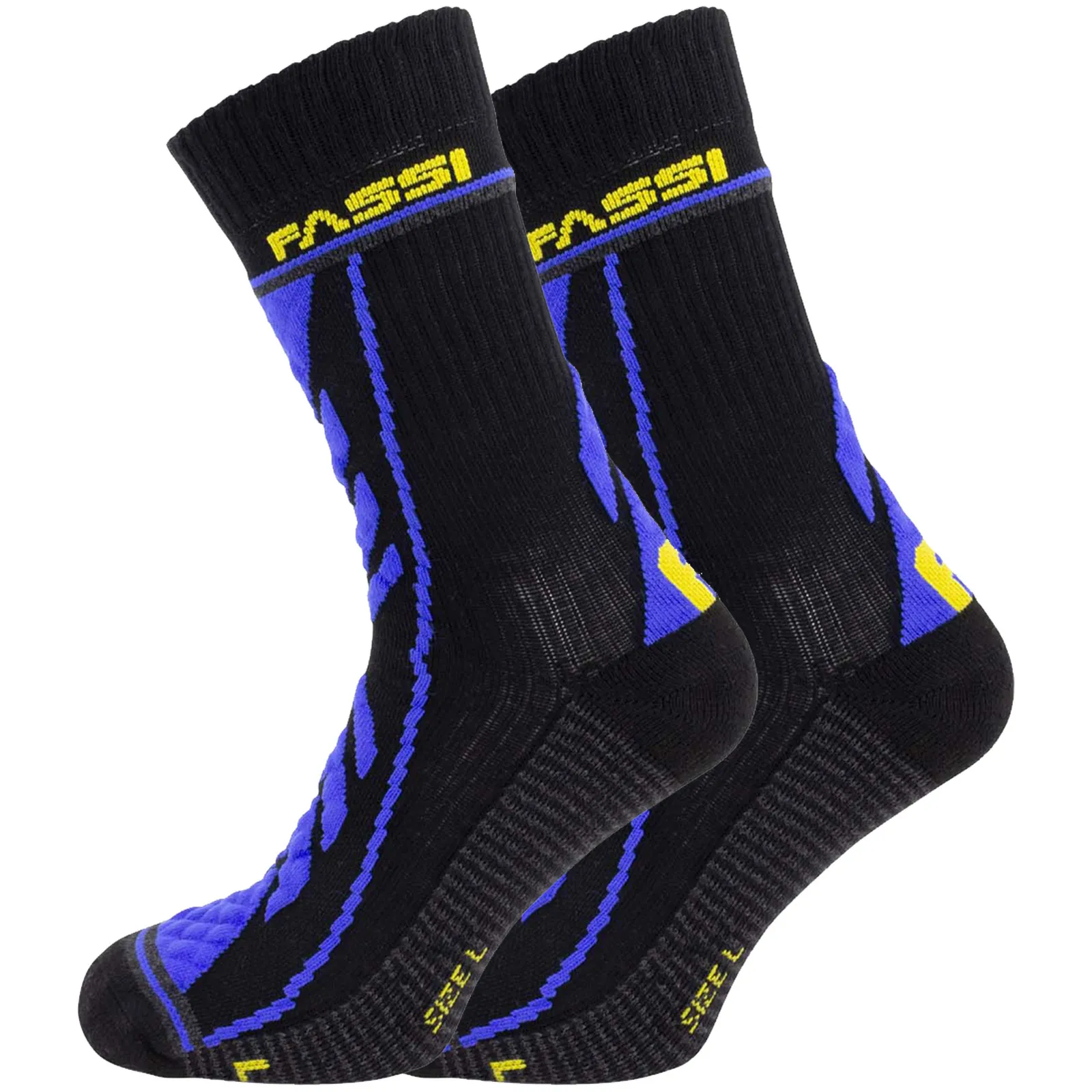 Calze da Lavoro FASSI AT WORK Calzino Strutturato Rinforzato Pesante Ambienti Freddi Umidi modello 3DUMP ANATOMICA - immagine 2