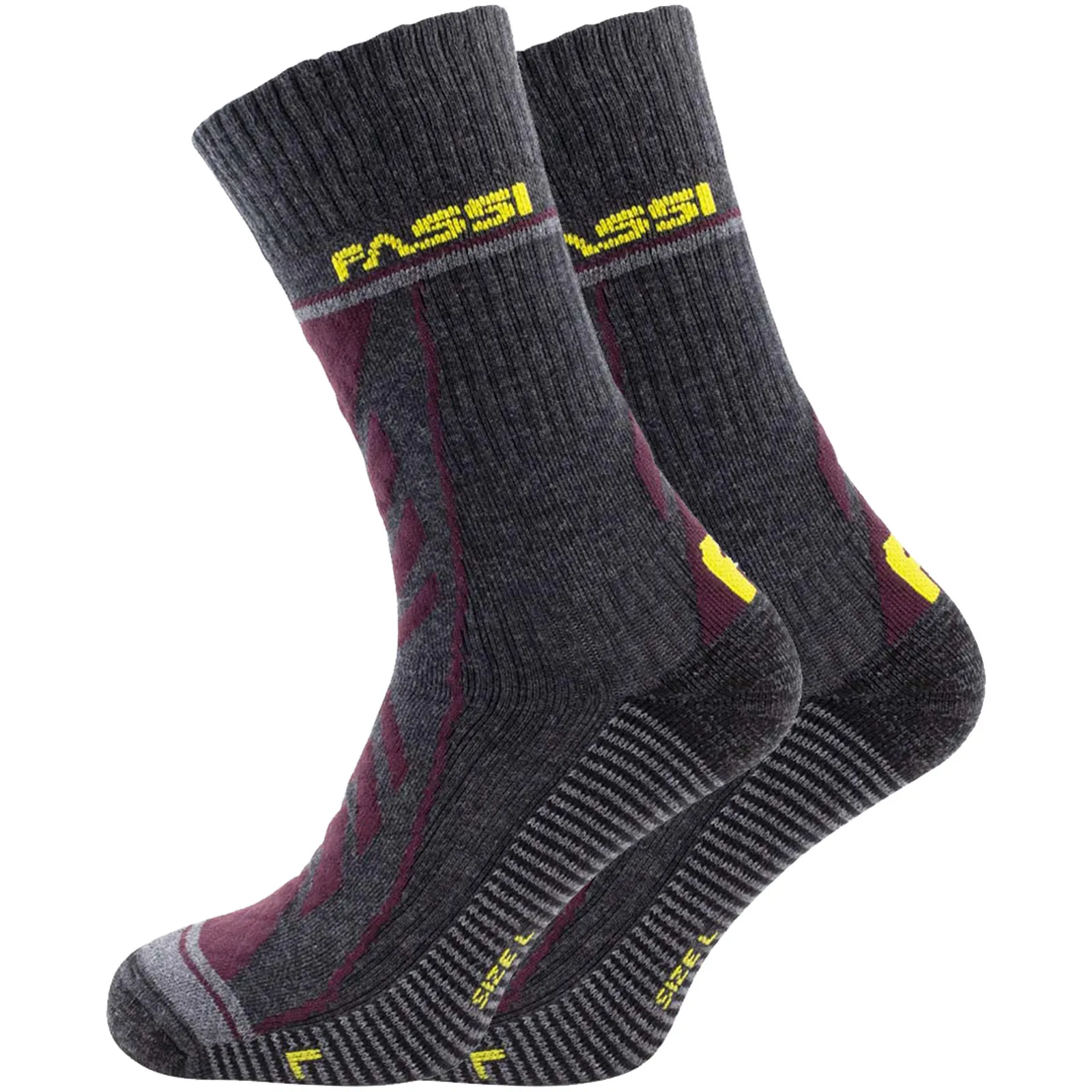 Calze da Lavoro FASSI AT WORK Calzino Strutturato Rinforzato Pesante Ambienti Freddi Umidi modello 3DUMP ANATOMICA - immagine 3