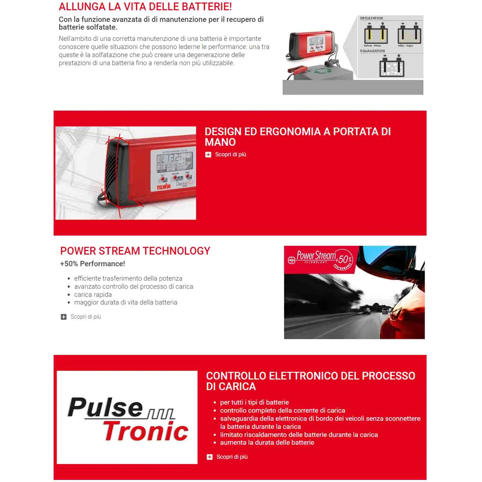 Mantenitore di Carica Batterie 12 24V TELWIN per Auto Moto Camion Professionale TELWIN PULSE 30 - immagine 8