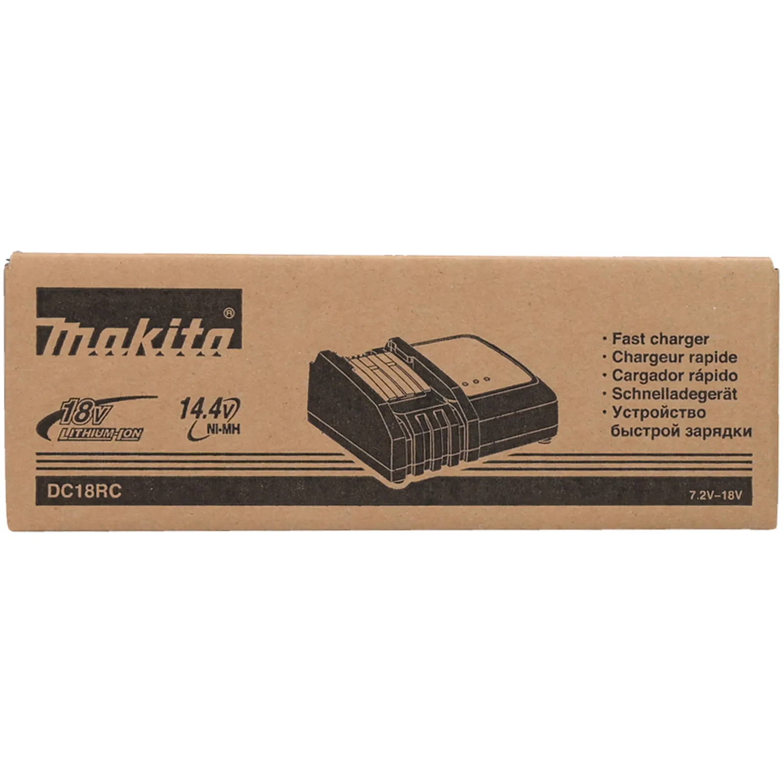 Caricabatterie Rapido per Batterie MAKITA agli Ioni di Litio Li-ion LXT® da 14,4V e 18V modello DC18RC codice 195584-2 - immagine 5