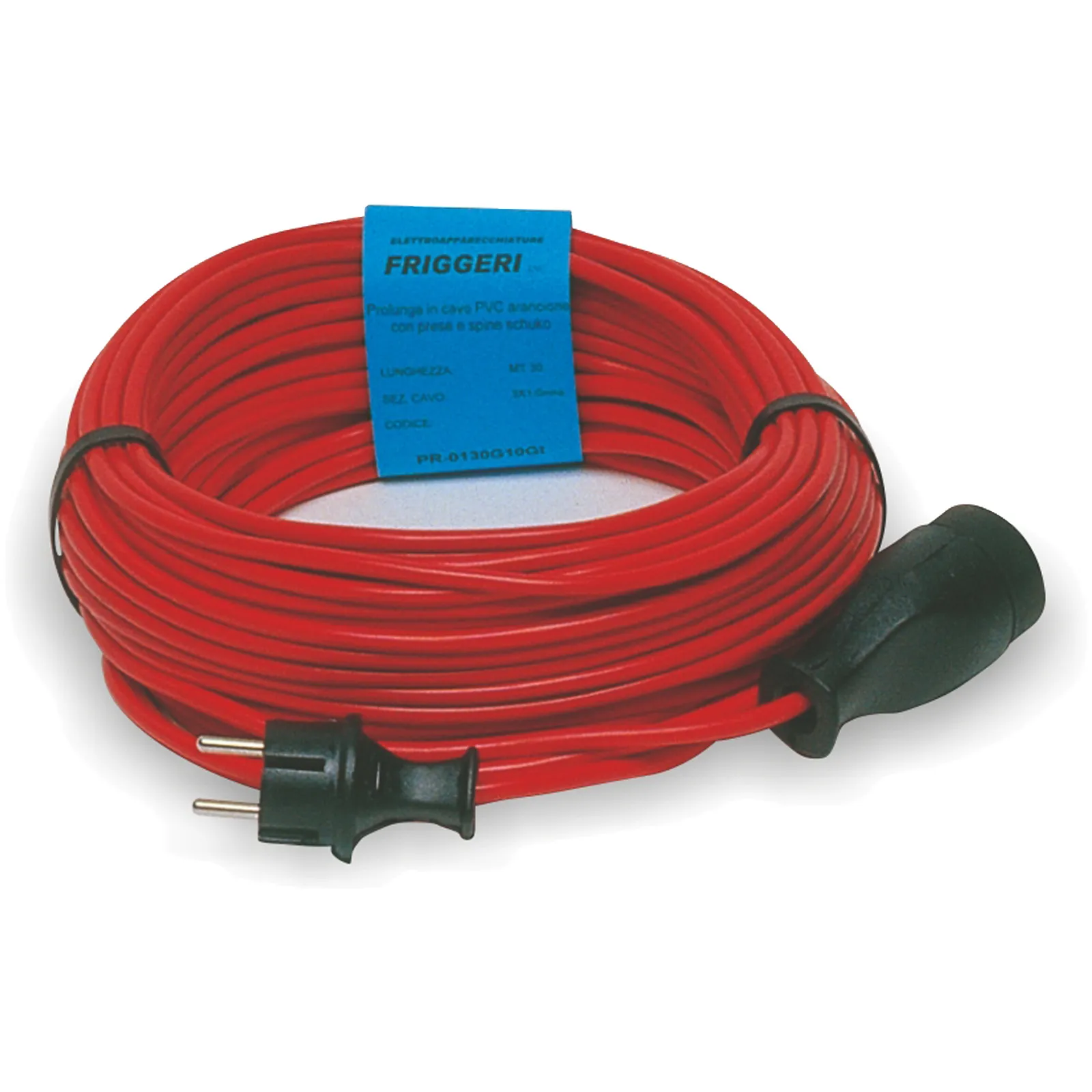 Cavo Prolunga per Uso Domestico da 30 Metri FRIGGERI con Presa e Spina tipo Schuko articolo FR-PR1130G10A