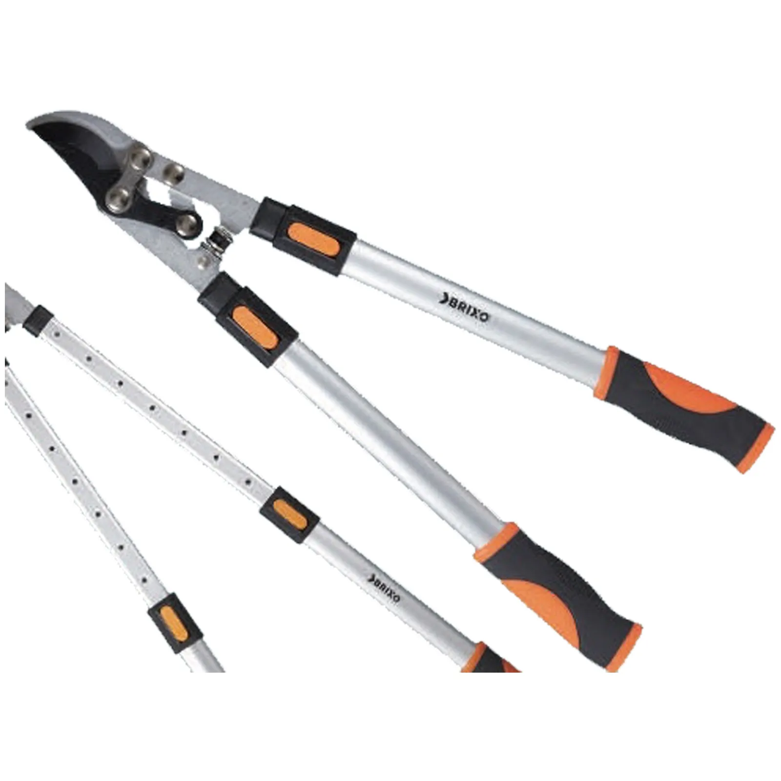 Cesoia Tronca Rami Manuale Telescopica per la Potatura BRIXO Lame in Acciaio con Rivestimento Antiaderente 540056 - immagine 3