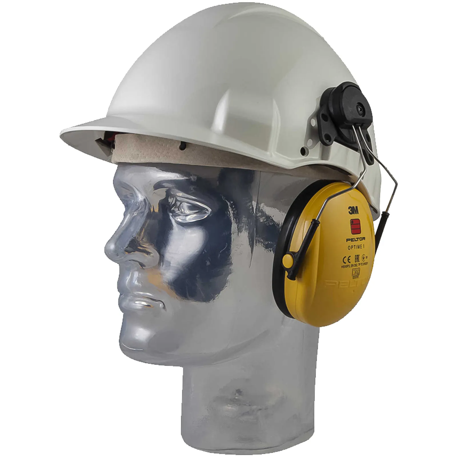 Cuffia Anti Rumore Attacco Elmetto 3M PELTOR OPTIME I Attenuazione 87/98dB DPI H510P3E-405-GU - immagine 7