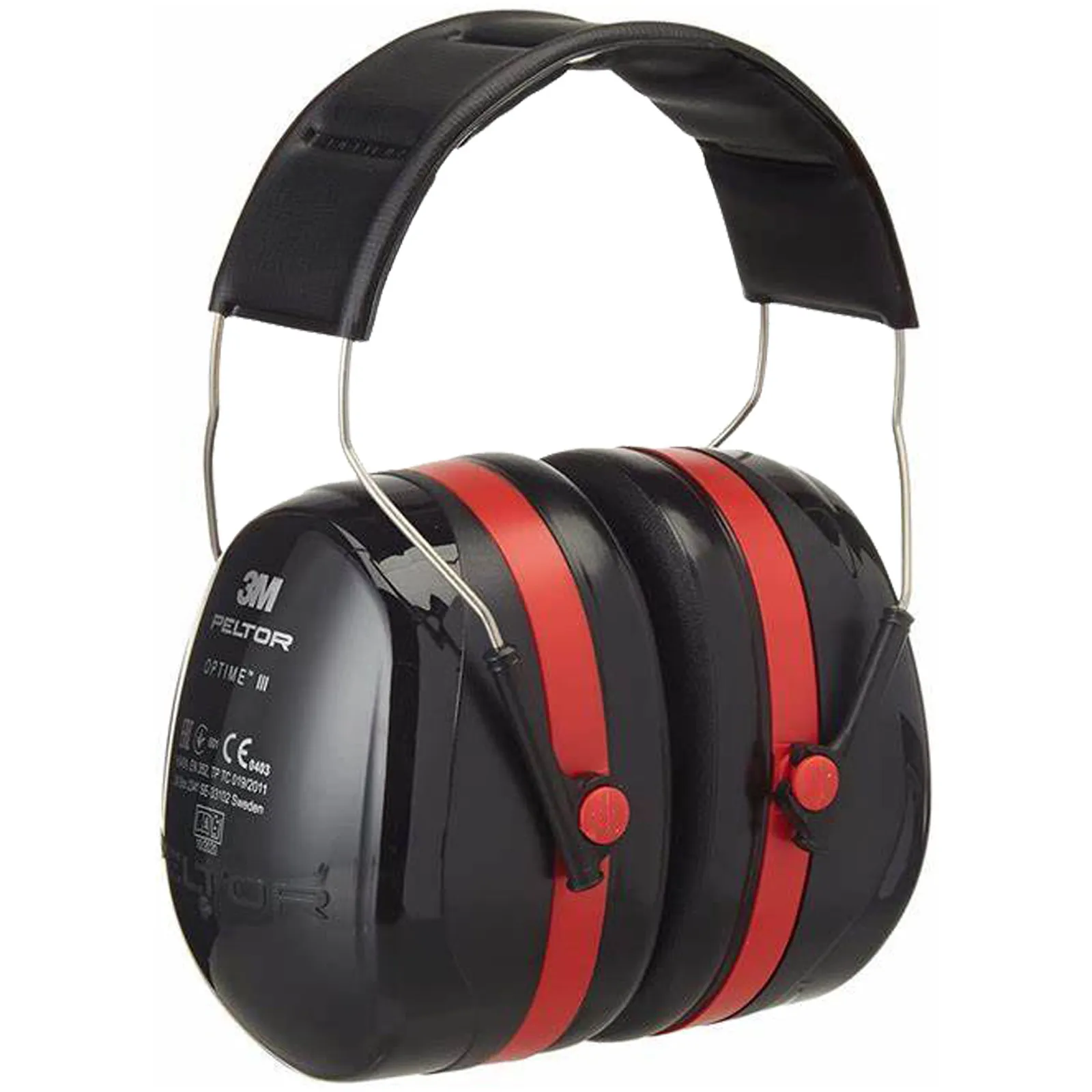 Cuffia Anti Rumore 3M PELTOR OPTIME III Attenuazione 95/110dB DPI Bardatura Temporale H540A-411-SV - immagine 4