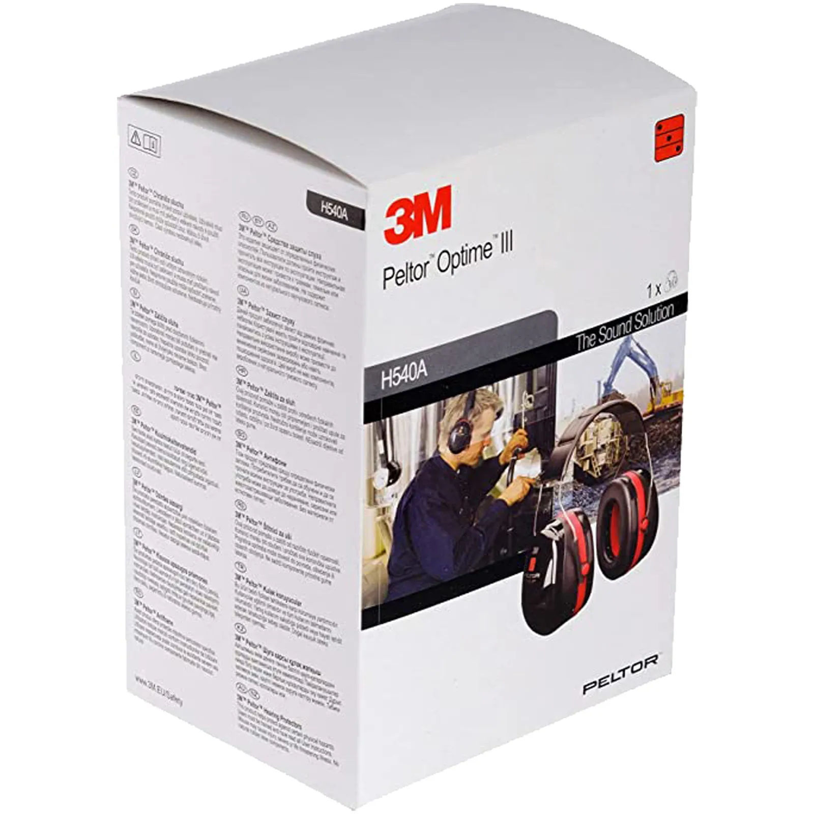 Cuffia Anti Rumore 3M PELTOR OPTIME III Attenuazione 95/110dB DPI Bardatura Temporale H540A-411-SV - immagine 9