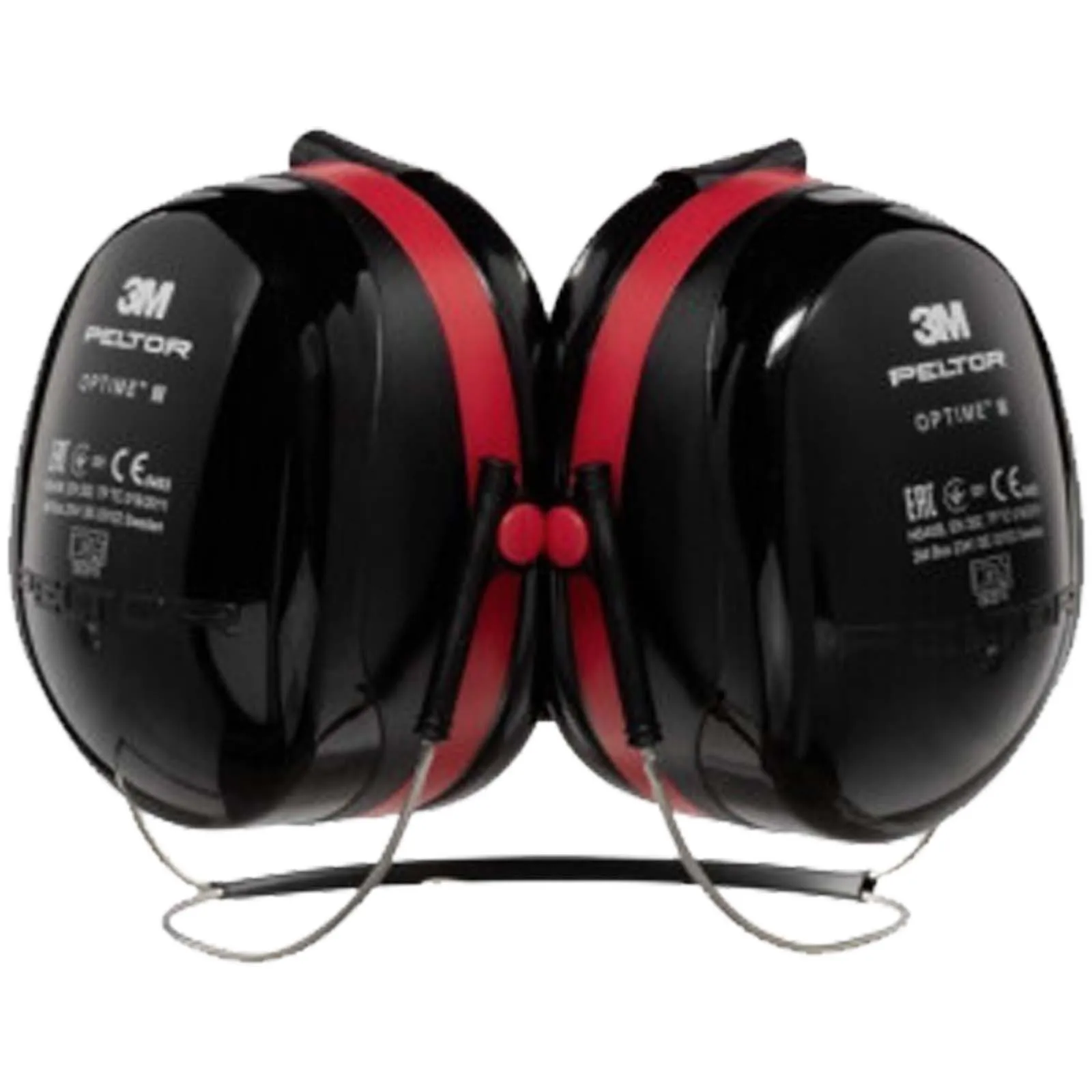 Cuffia Anti Rumore 3M PELTOR OPTIME III Attenuazione 95/110dB DPI Bardatura Nucale H540B-412-SV - immagine 3