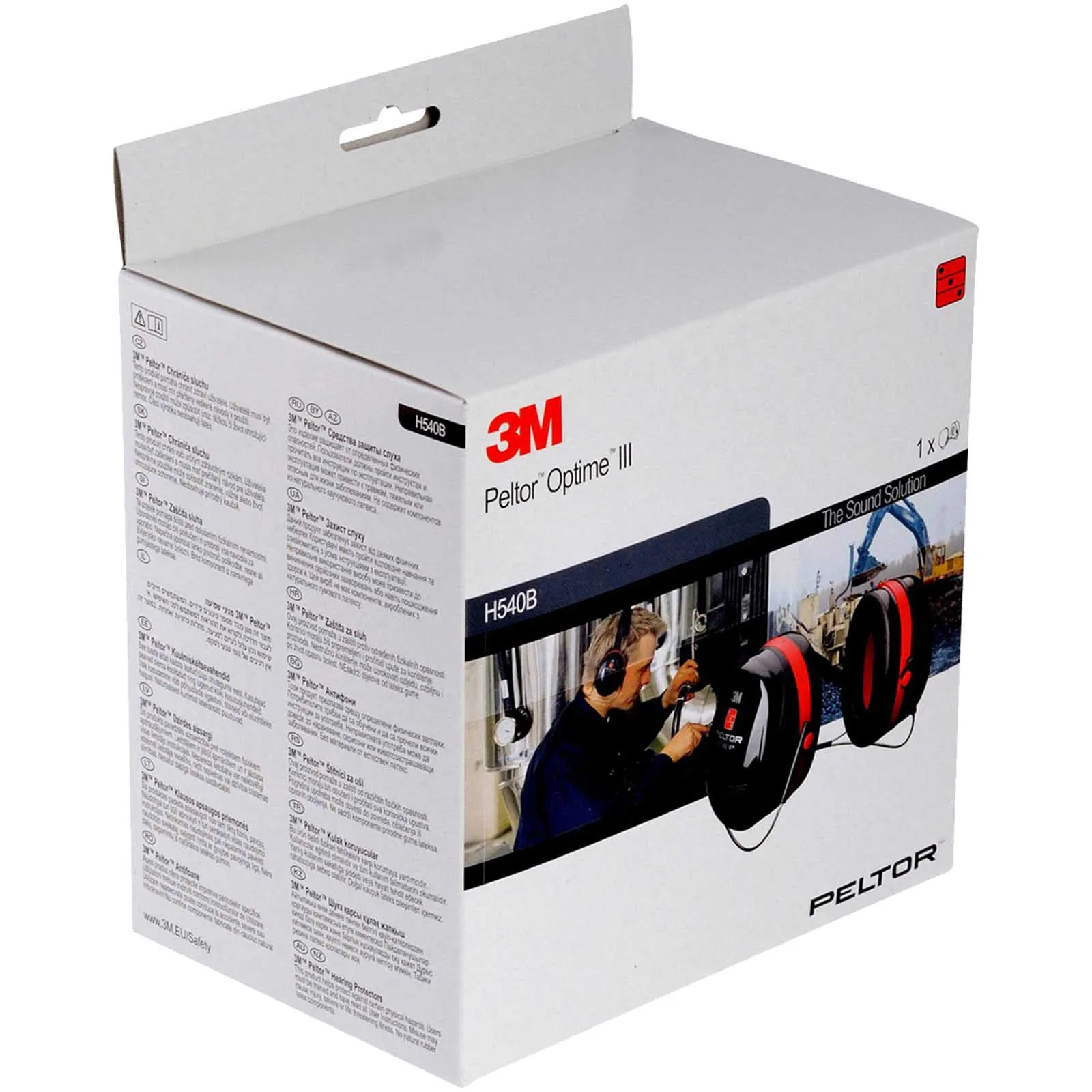 Cuffia Anti Rumore 3M PELTOR OPTIME III Attenuazione 95/110dB DPI Bardatura Nucale H540B-412-SV - immagine 9