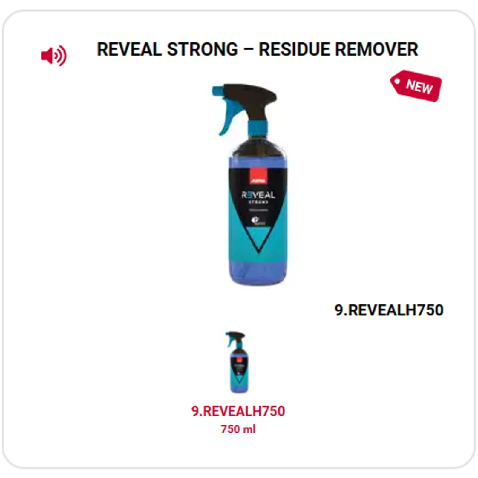 Detergente Preparazione Superfici Carrozzeria Auto RUPES BigFoot REVEAL STRONG Flacone da 750ml - immagine 3