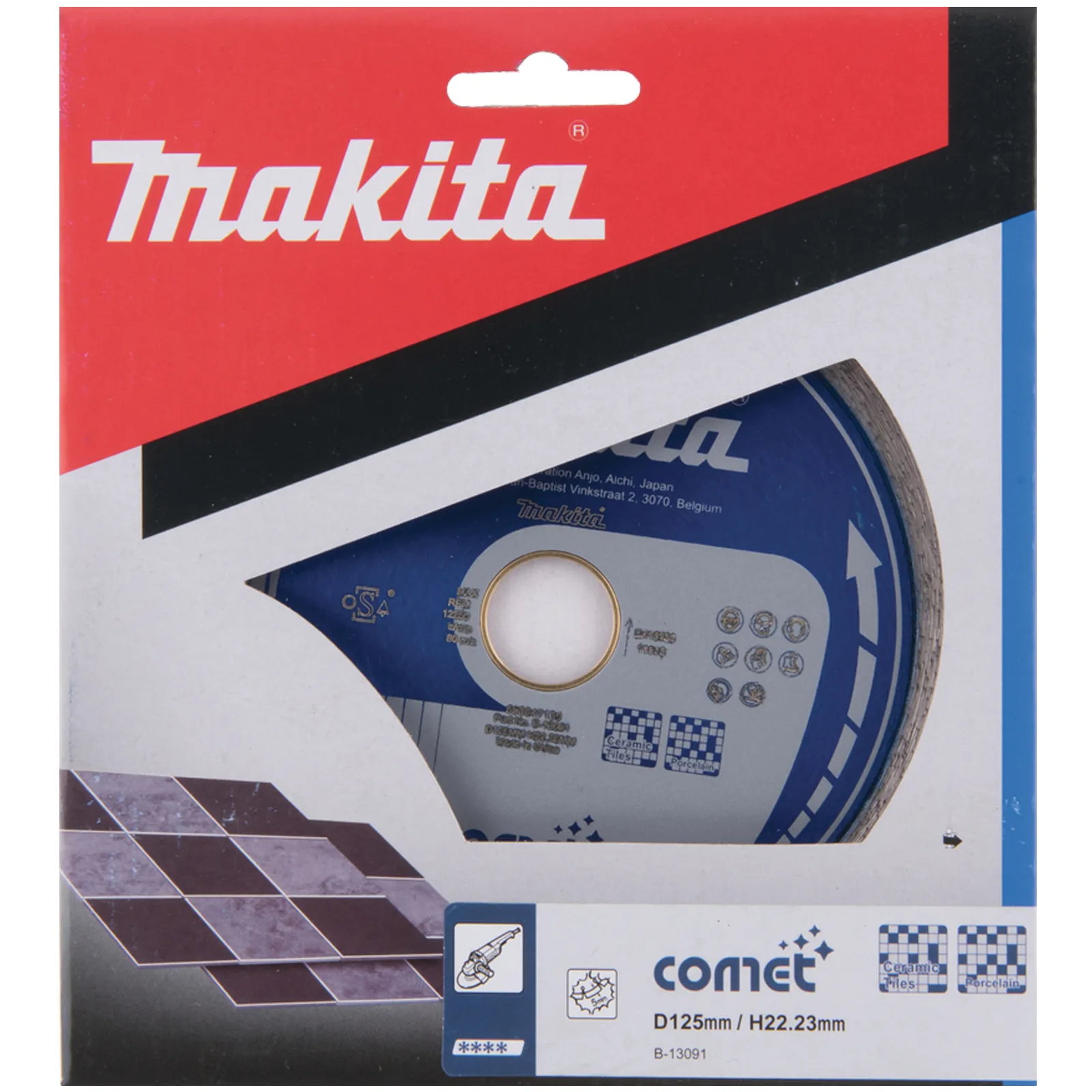 Disco Diamantato Ø115-350mm COMET CORONA CONTINUA MAKITA Taglio a Secco Umido per Ceramica Porcellana Piastrelle Marmo - immagine 3