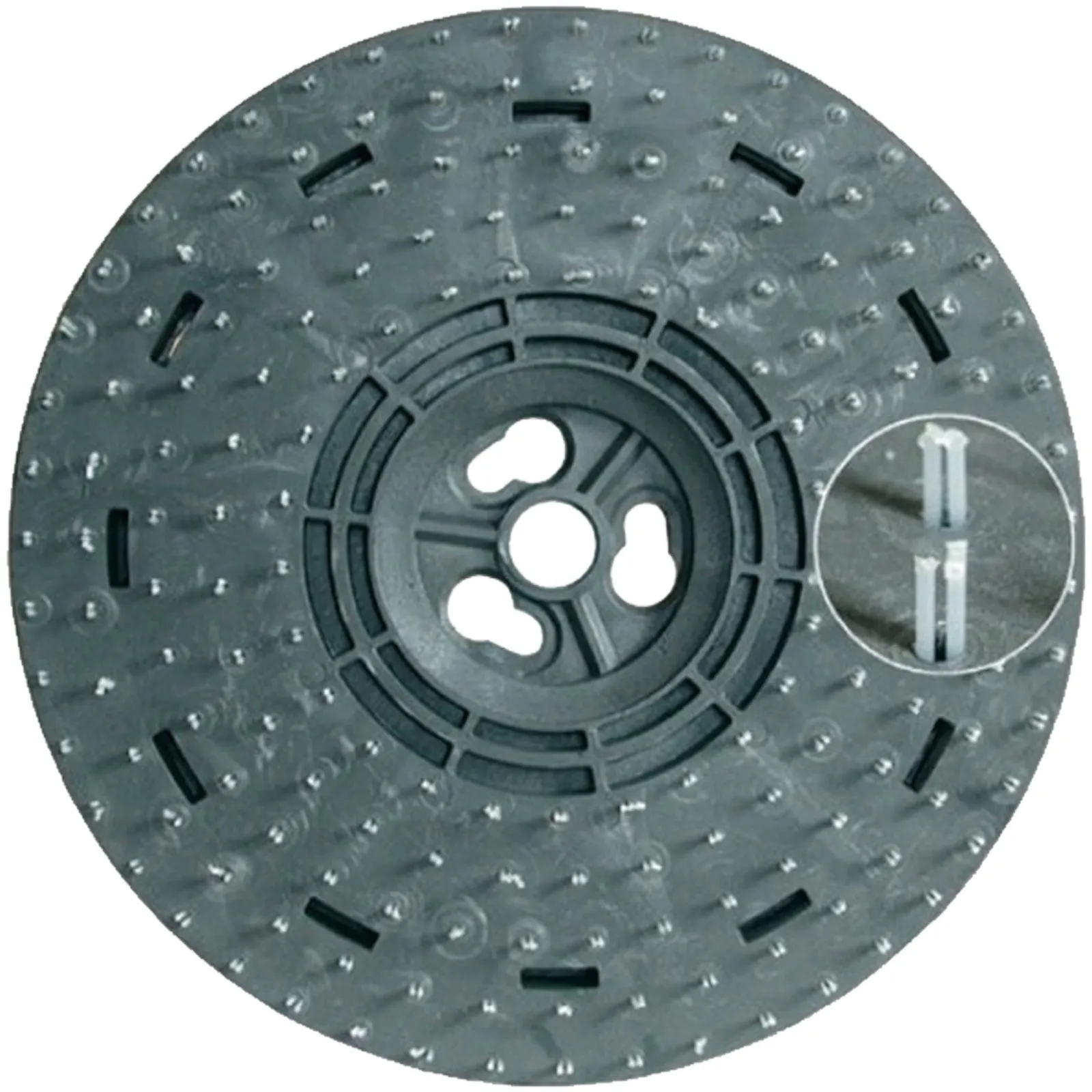 Disco Traino Feltri Accessorio Ricambio RAIMONDI Ø430mm con Punte in Nylon per Maxititina articolo 213PELO