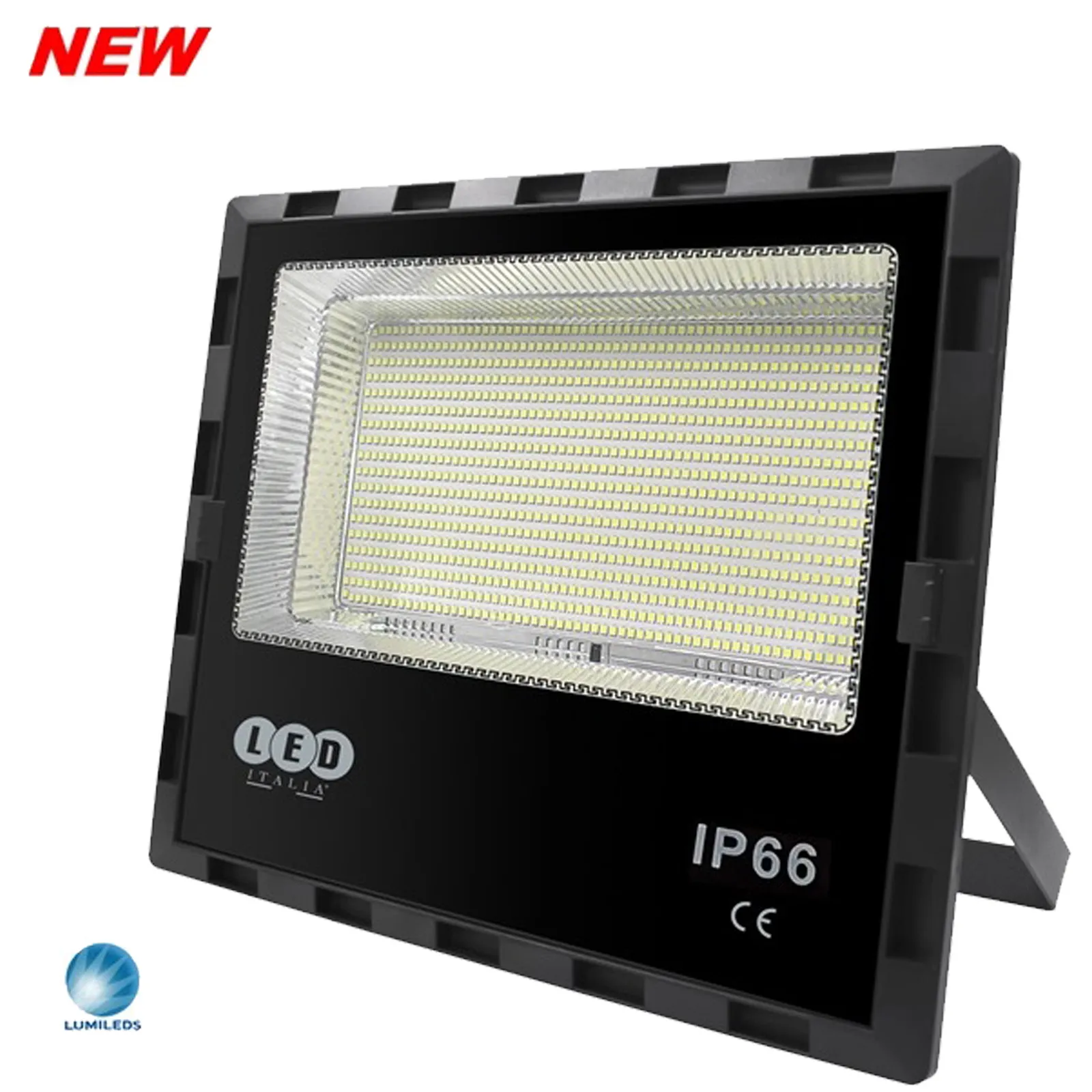 Faro LED da Esterno Ricaricabile a Batteria LED ITALIA Struttura in Alluminio, Ricarica con Pannello Solare LIFE ST - immagine 4