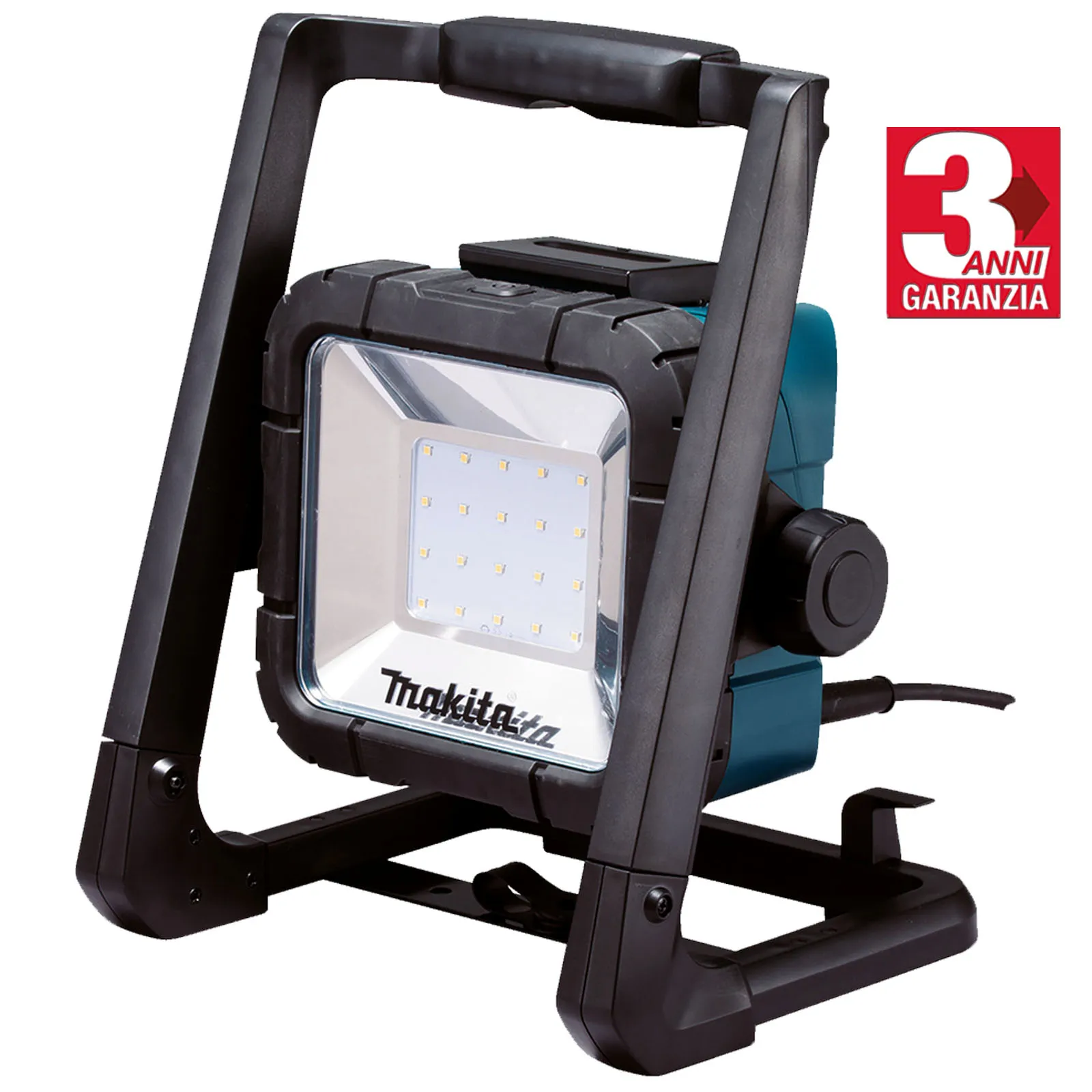 Faro 20 LED da Cantiere a Batteria 14,4V 18V MAKITA Cordless Luce Bianca 750 Lumen DML805
