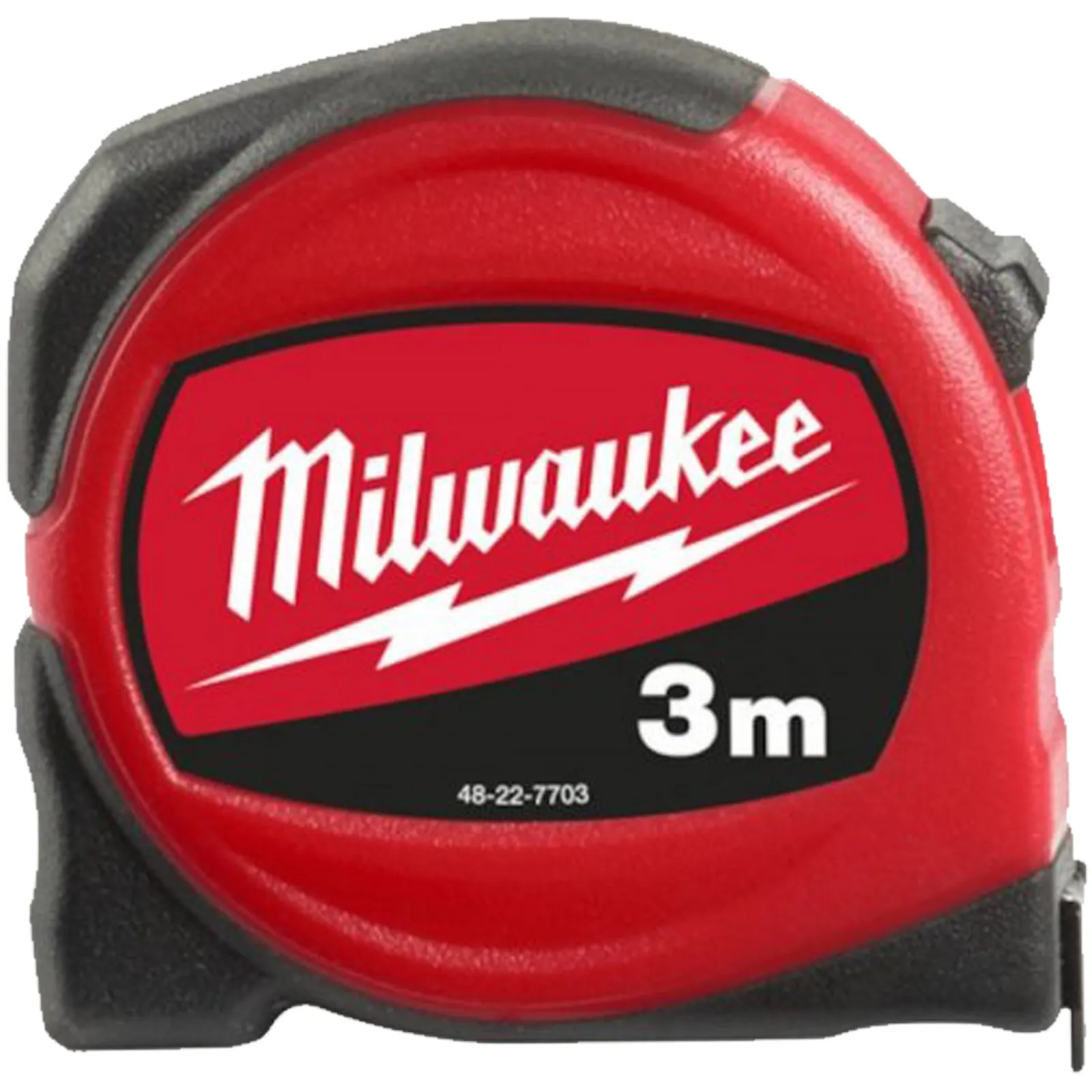 Flessometro Metro a Nastro Professionale MILWAUKEE Rinforzato ABS e Nylon 3m 5m 8m serie SLIM - immagine 2