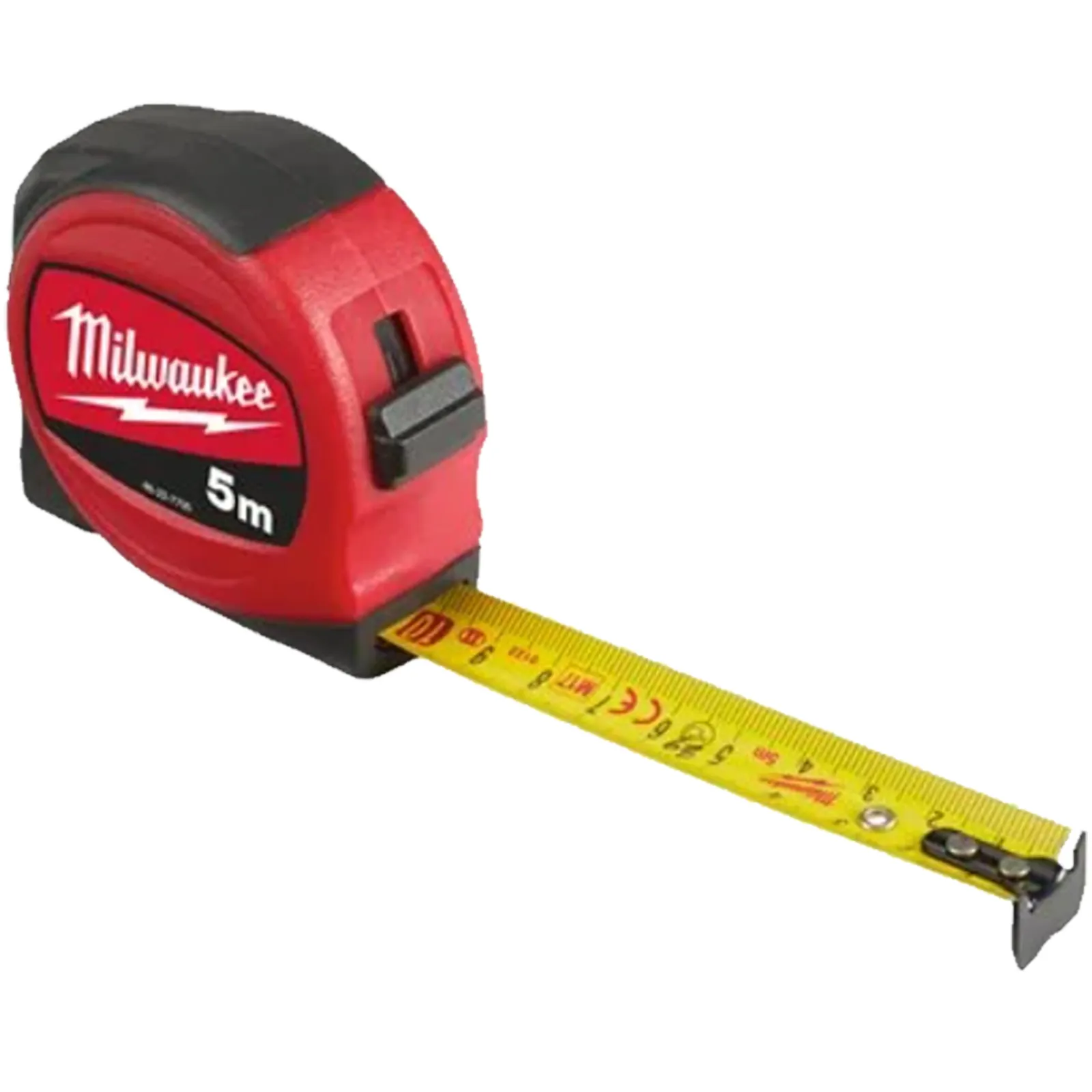 Flessometro Metro a Nastro Professionale MILWAUKEE Rinforzato ABS e Nylon 3m 5m 8m serie SLIM - immagine 5