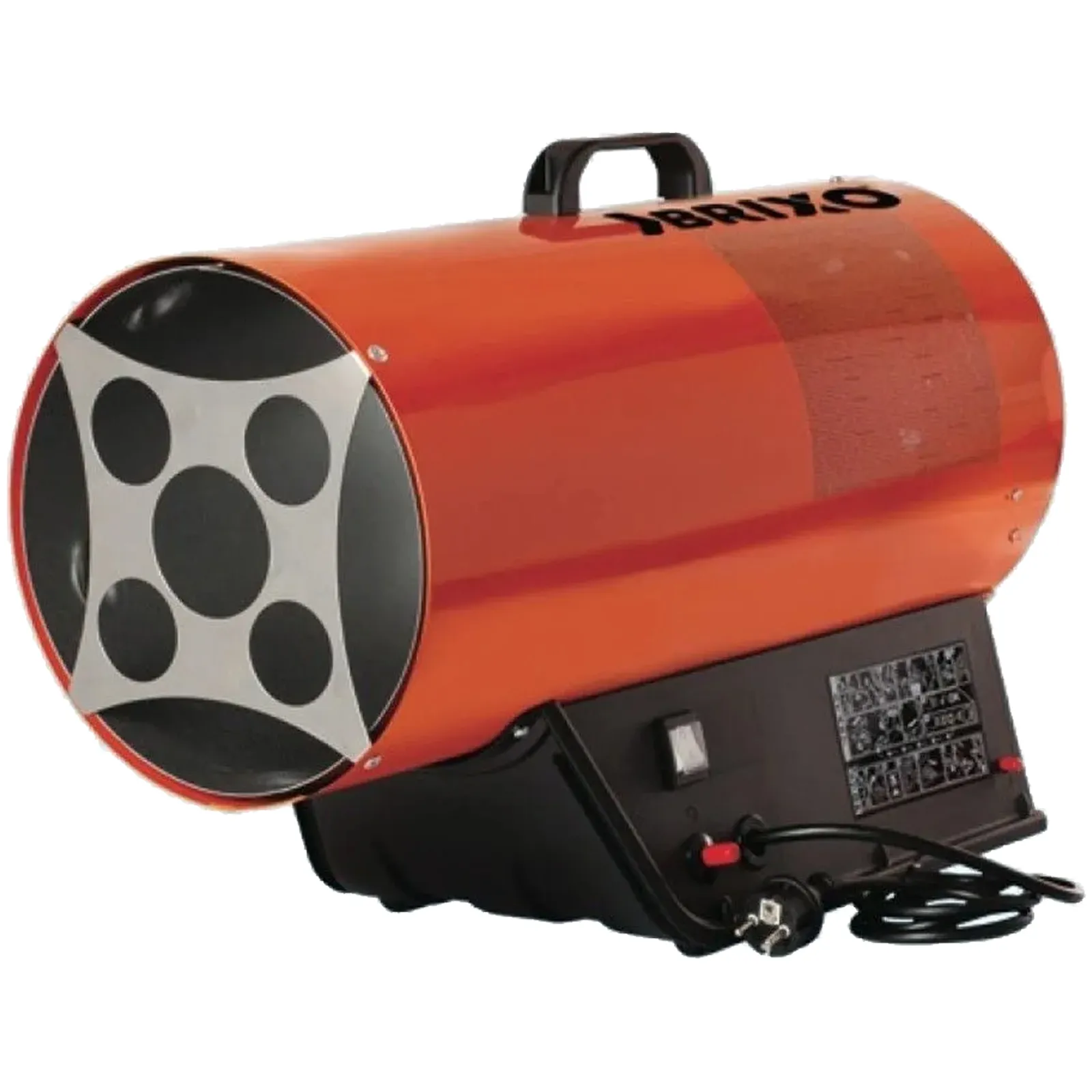 Generatore Calore Aria Calda a Gas BRIXO Riscaldatore Potenza Termica 10,5 kW e Portata 300 m3/h Cannone Stufa 11F