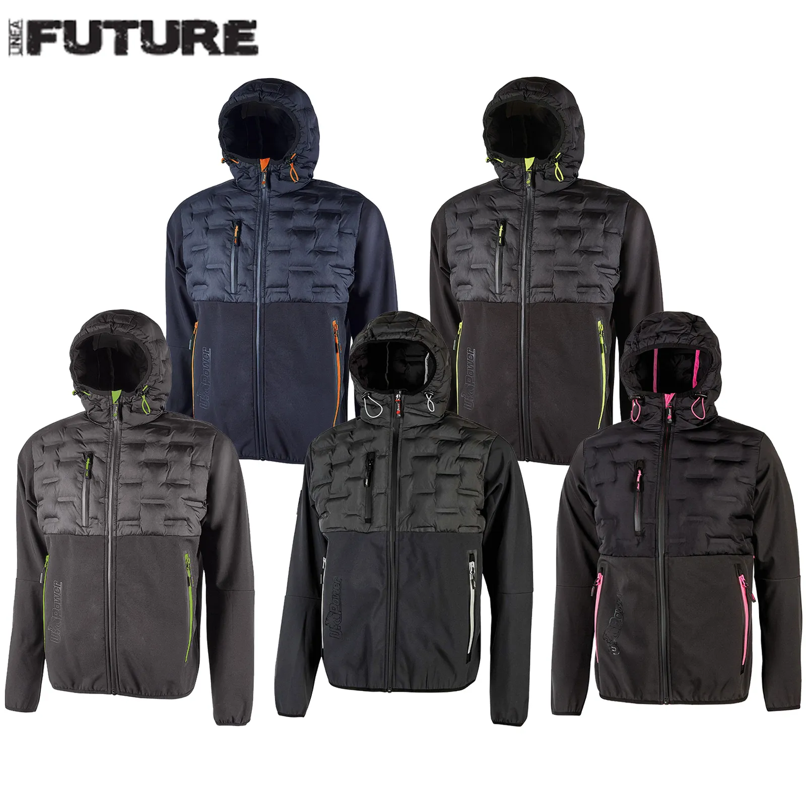 Giacca Giacchino con Cappuccio INVERNALE Impermeabile U-POWER Uomo Lavoro SPOCK - immagine 2