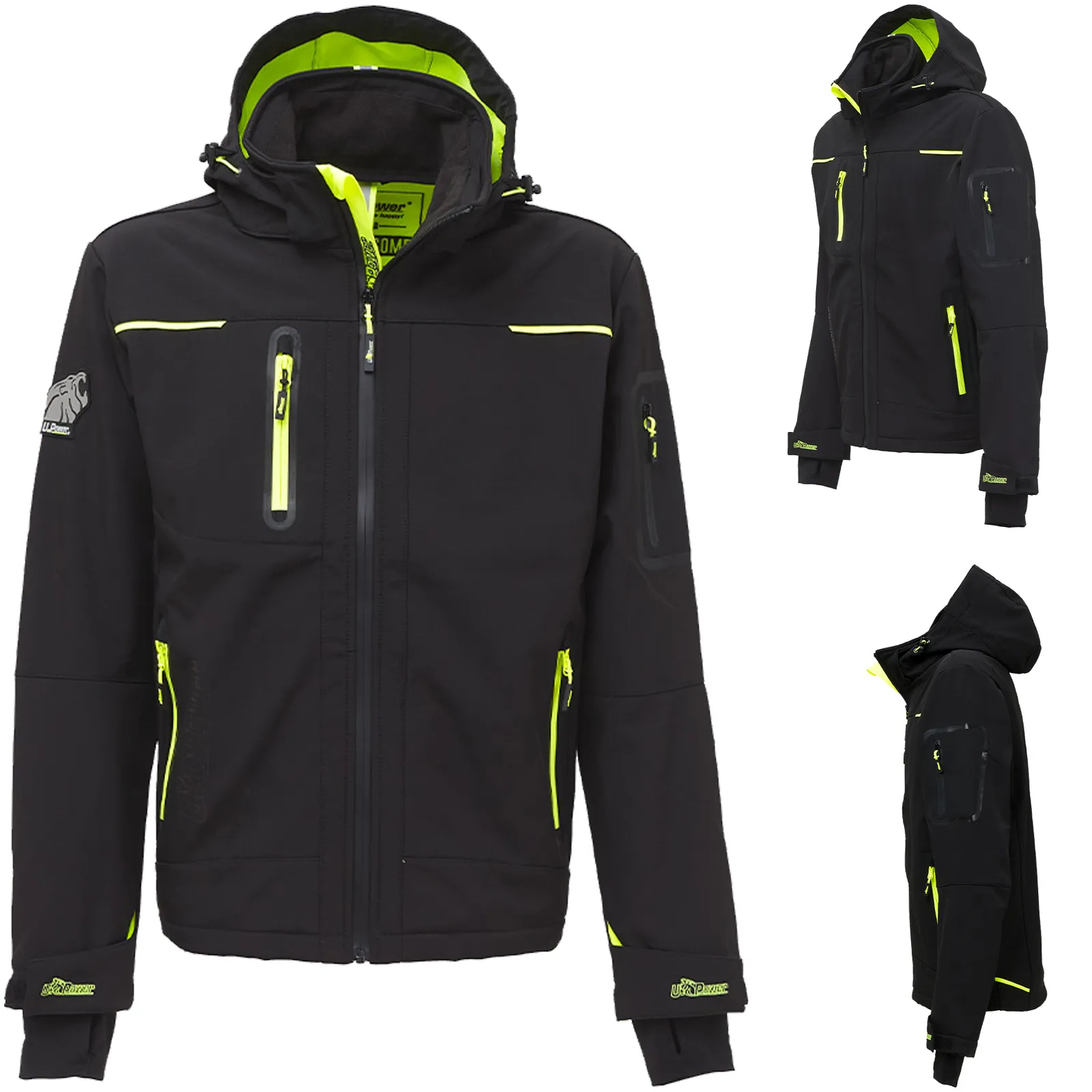 Giacca Giacchino con Cappuccio INVERNALE Impermeabile U-POWER Uomo Lavoro SPACE - immagine 9