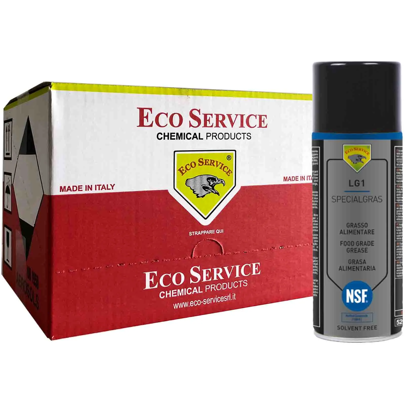 Grasso Alimentare ECO SERVICE Industria Alimentare Protettivo Lubrificante LG1 SPECIALGRAS NSF - immagine 3