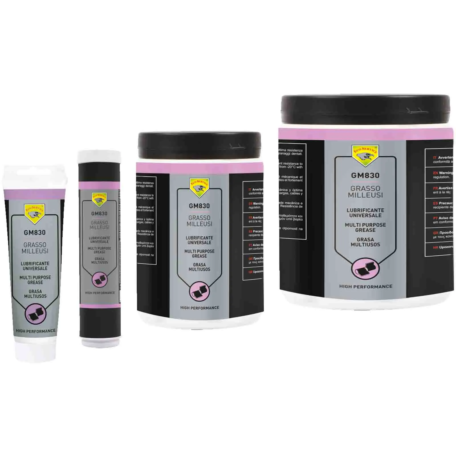 Grasso Milleusi Filante ECO SERVICE Polivalente Sintetico Lubrificante Idrorepellente GM830