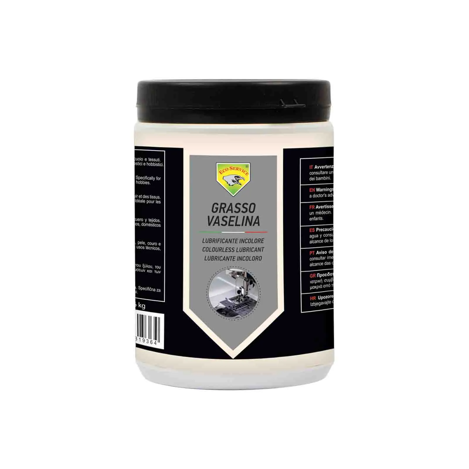 Grasso Vaselina ECO SERVICE Crema di Paraffina Lubrificante Sigillante Protettiva GV930 - immagine 3