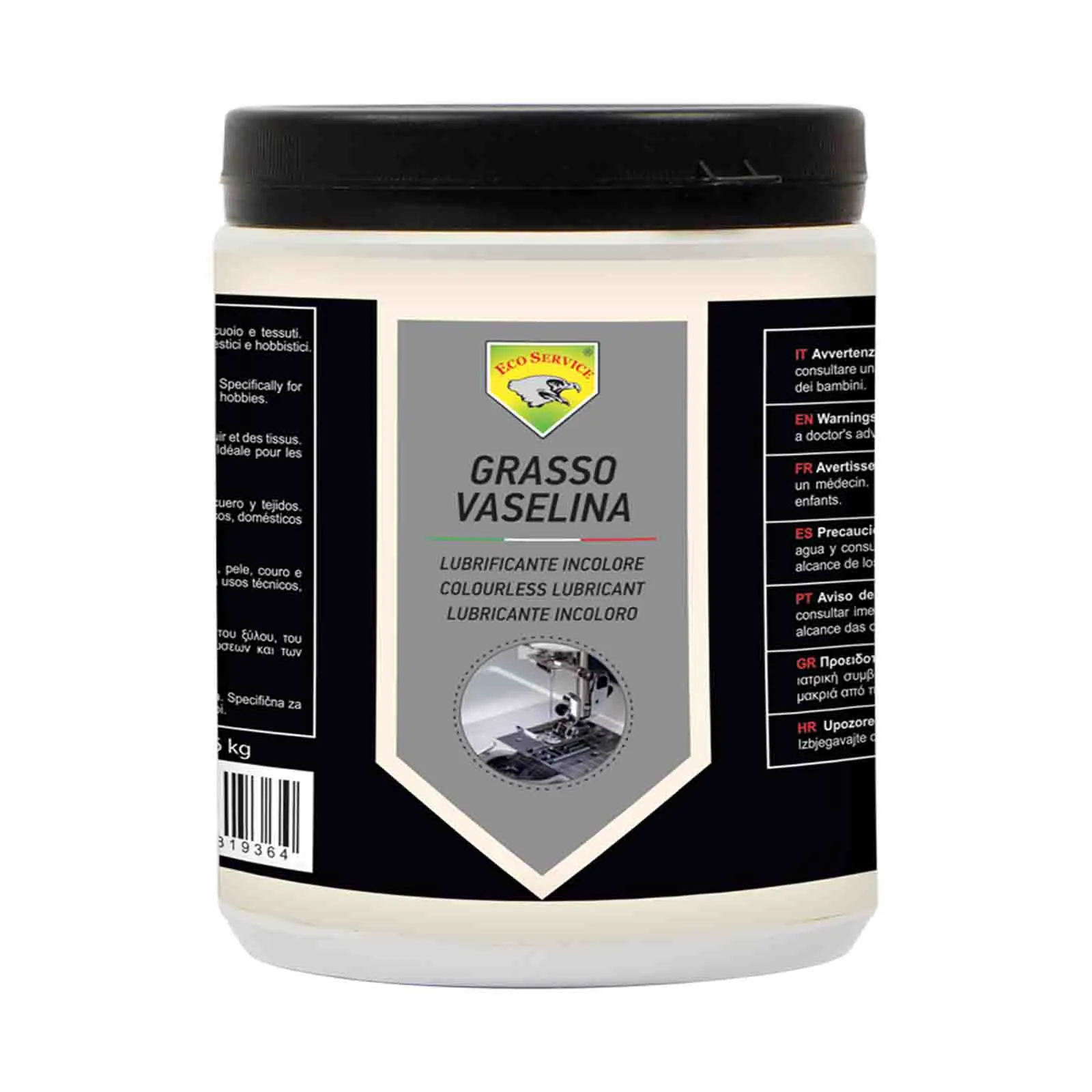 Grasso Vaselina ECO SERVICE Crema di Paraffina Lubrificante Sigillante Protettiva GV930 - immagine 4