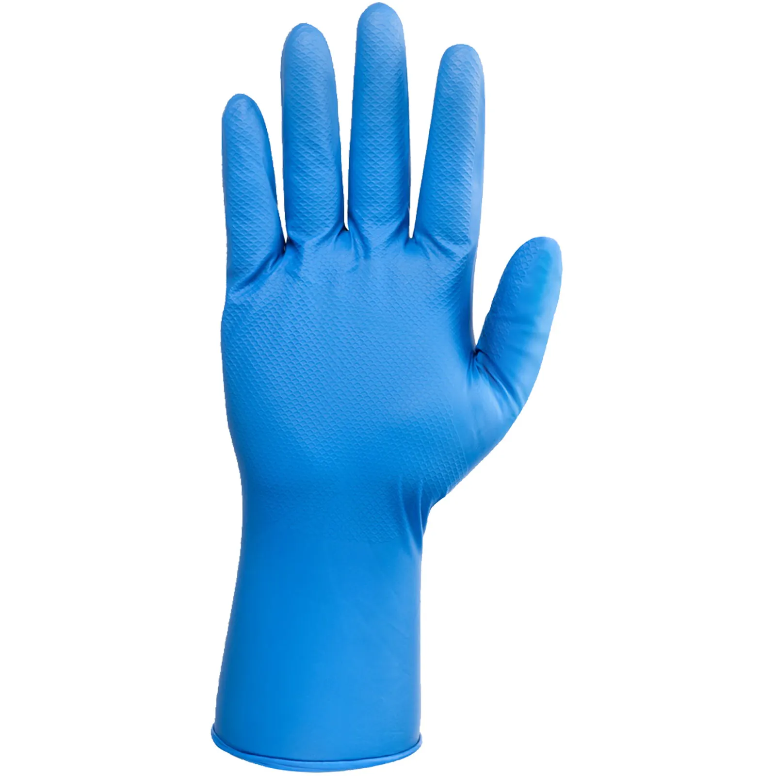 Guanti Monouso in Nitrile NERI Antiscivolo a Squama di Pesce Senza Polvere DPI Cat. III per Contatto Alimentare CLEAN MONKEY - immagine 3