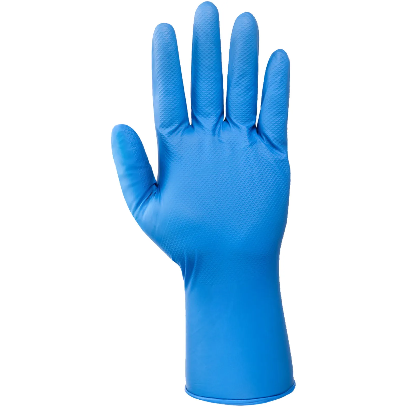 Guanti Monouso in Nitrile NERI Antiscivolo a Squama di Pesce Senza Polvere DPI Cat. III per Contatto Alimentare CLEAN MONKEY - immagine 4