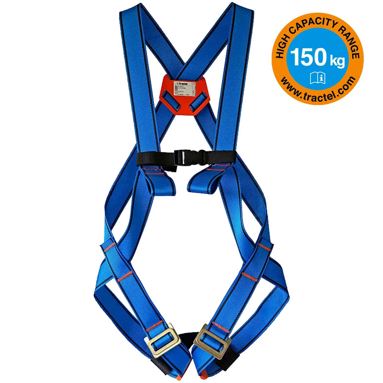 Imbracatura Anticaduta TRACTEL per Lavoro in Quota Sicurezza Protezione Antinfortunistica HT21 - immagine 2