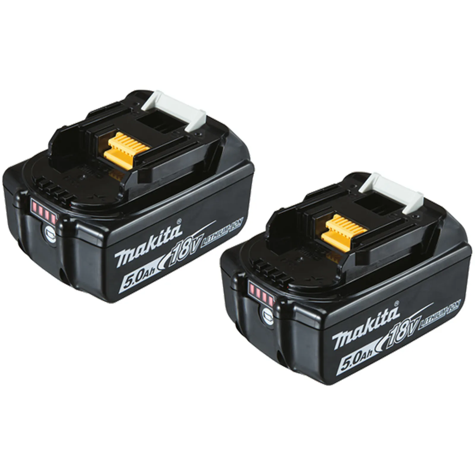 Energy Pack 18V MAKITA Power Kit con 2 Batterie da 5.0Ah Caricabatterie Rapido Valigetta MakPac 197624-2 - immagine 4