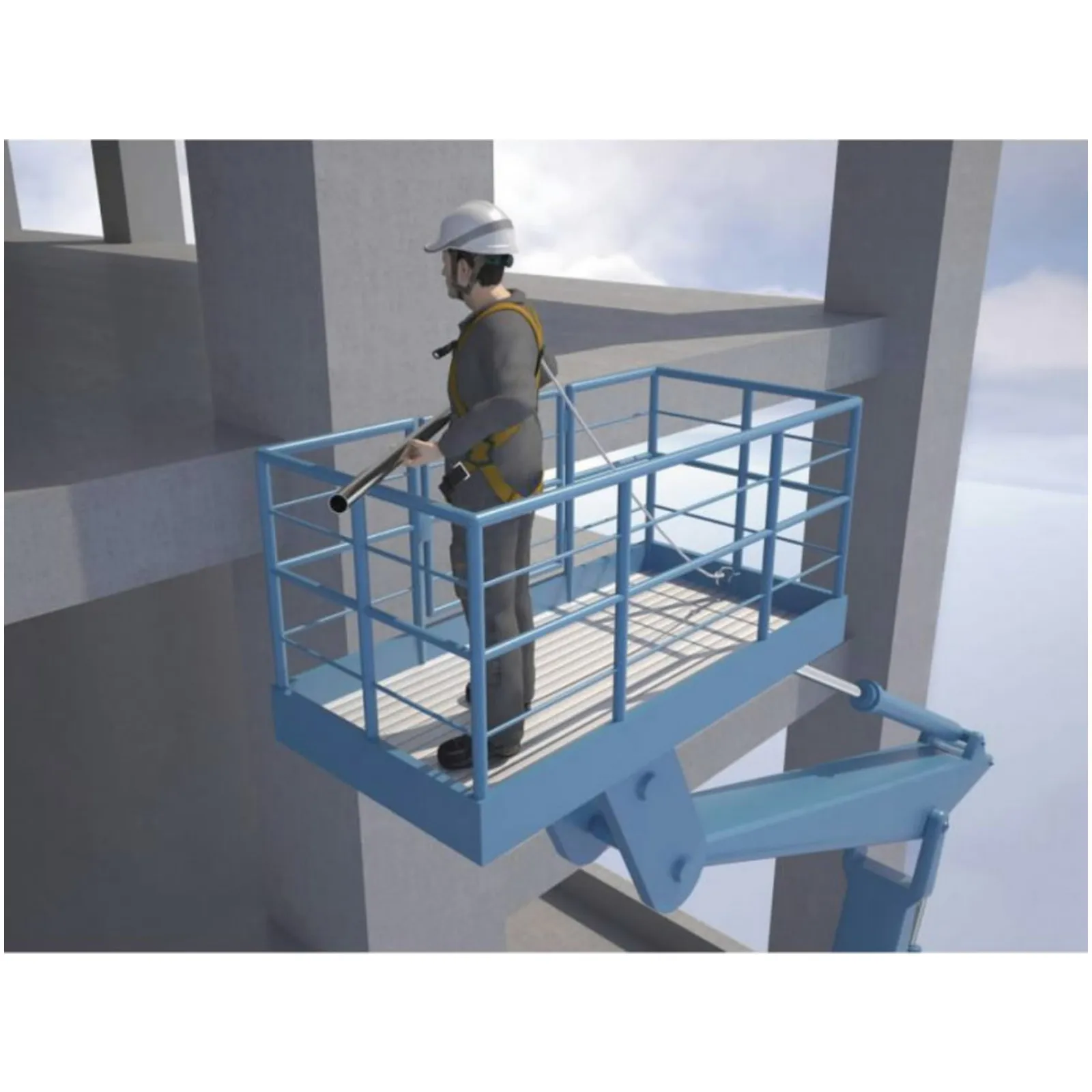 Kit Anticaduta di Sicurezza Protezione DELTA PLUS Imbragatura di Trattenuta con Due Moschettoni e Borsa ELARA130V2 - immagine 2